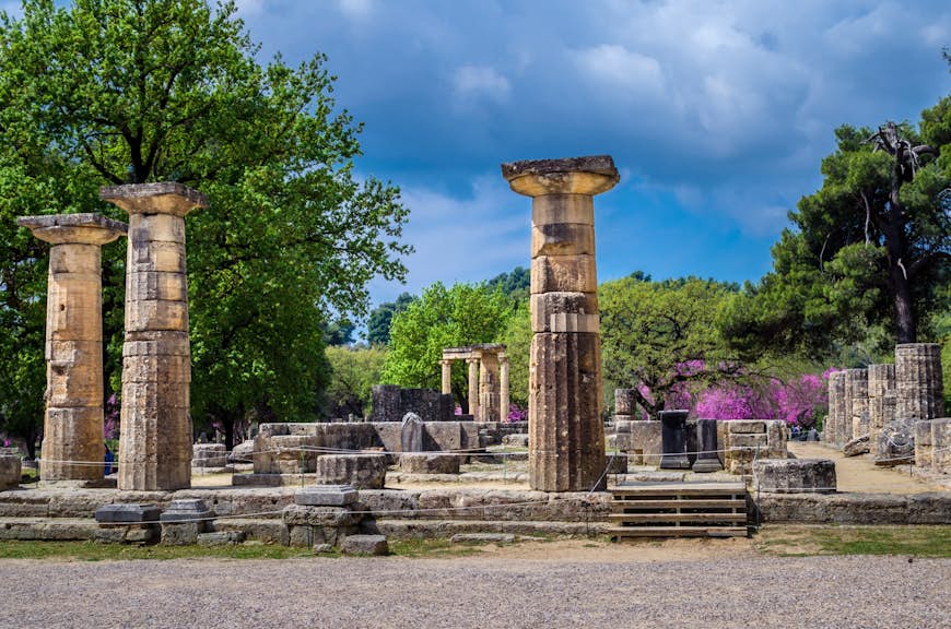 The, Archaeology, Site, Ancient, Olympia., Location, Where, Olympic
