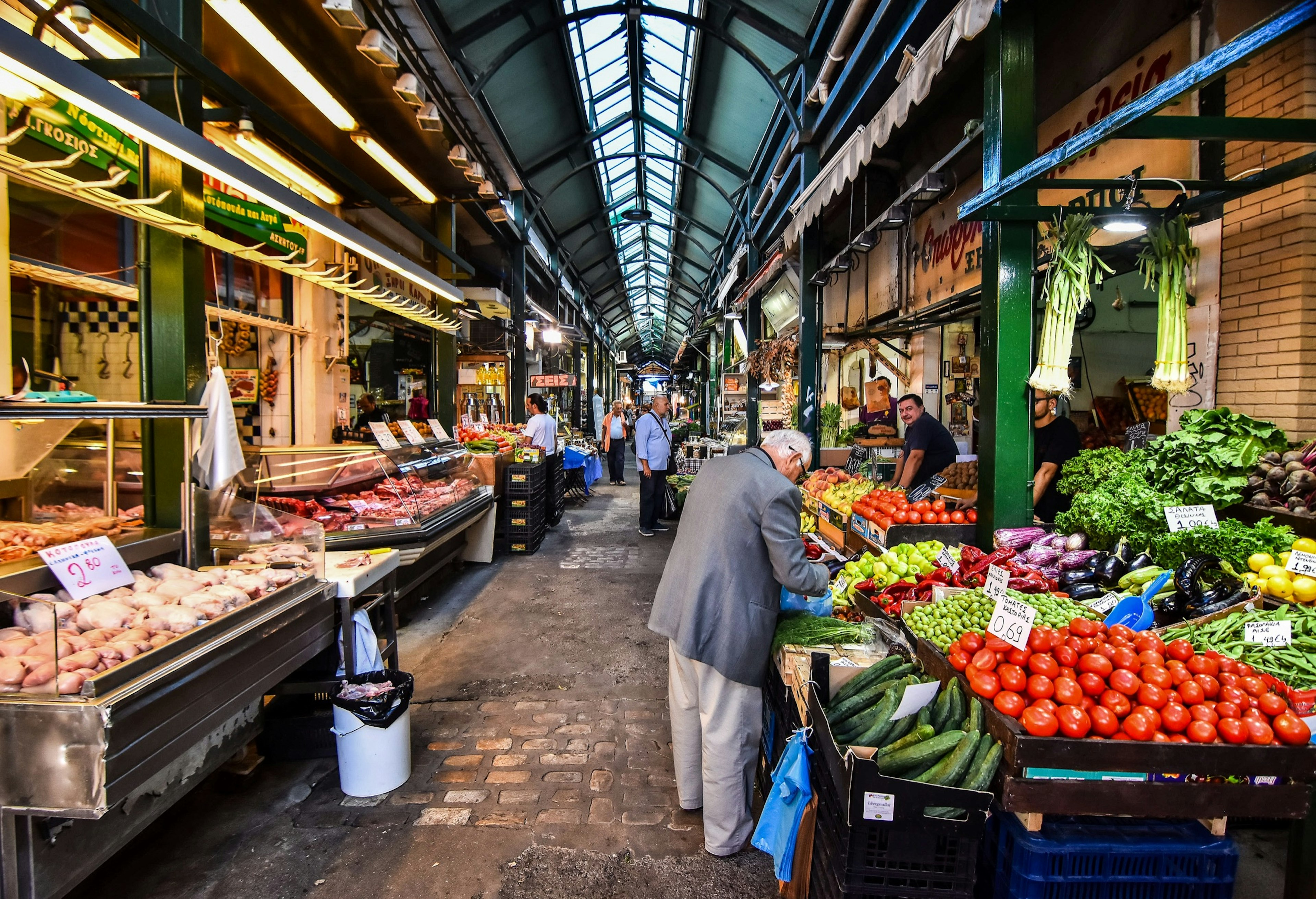 Thessaloniki,greece,September,29,2017,Modiano,Market,In,Thessaloniki,Is,Traditional