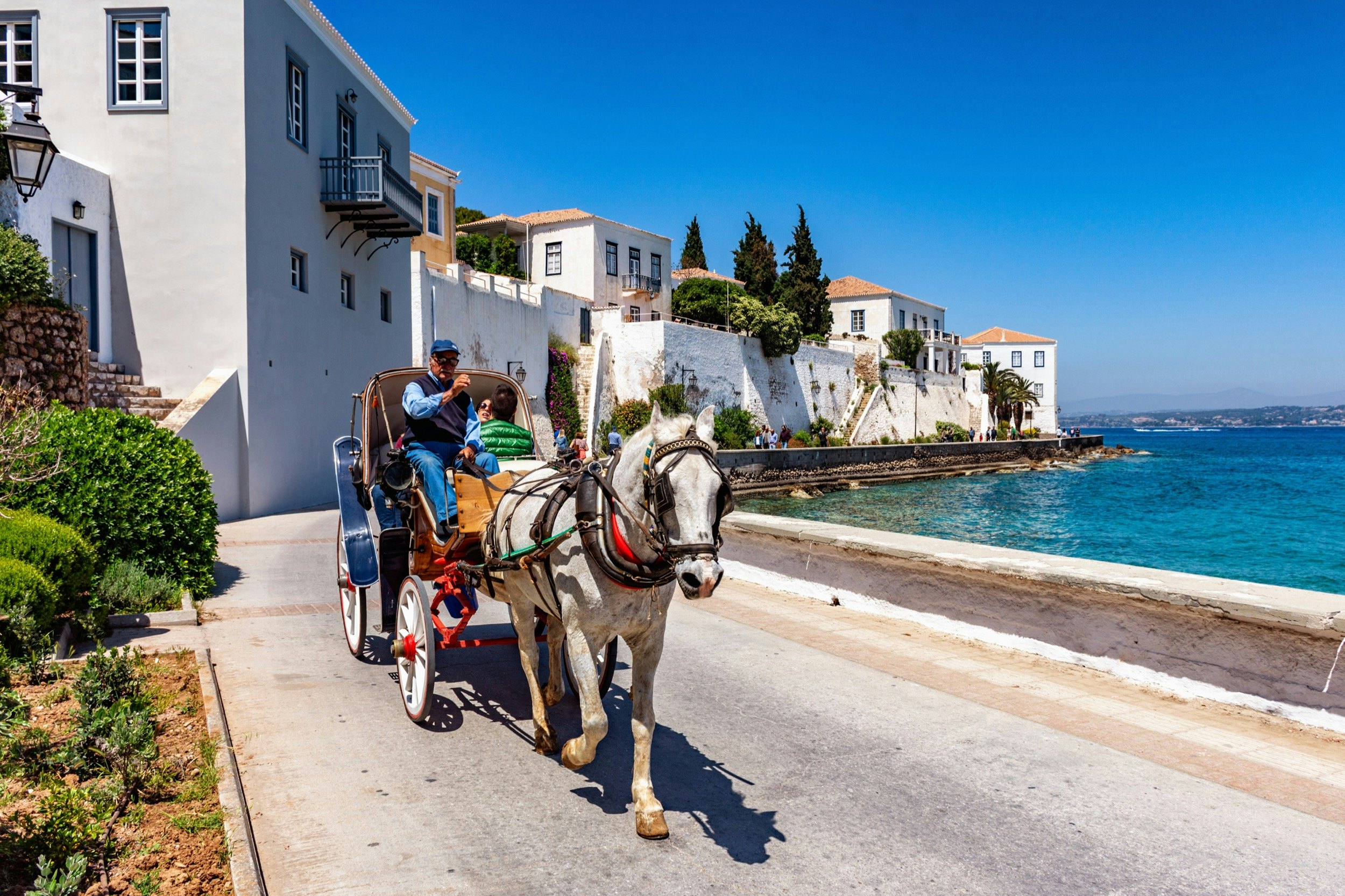 Spetses,,Greece,,05,May,2019,:,A,Young,Couple,Enjoys