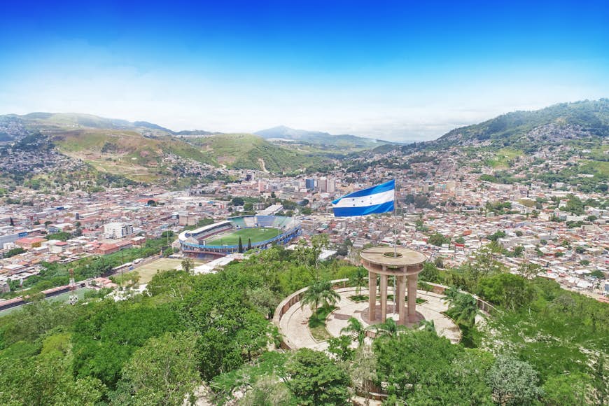 A view over Tegucigalpa, capital of Honduras
