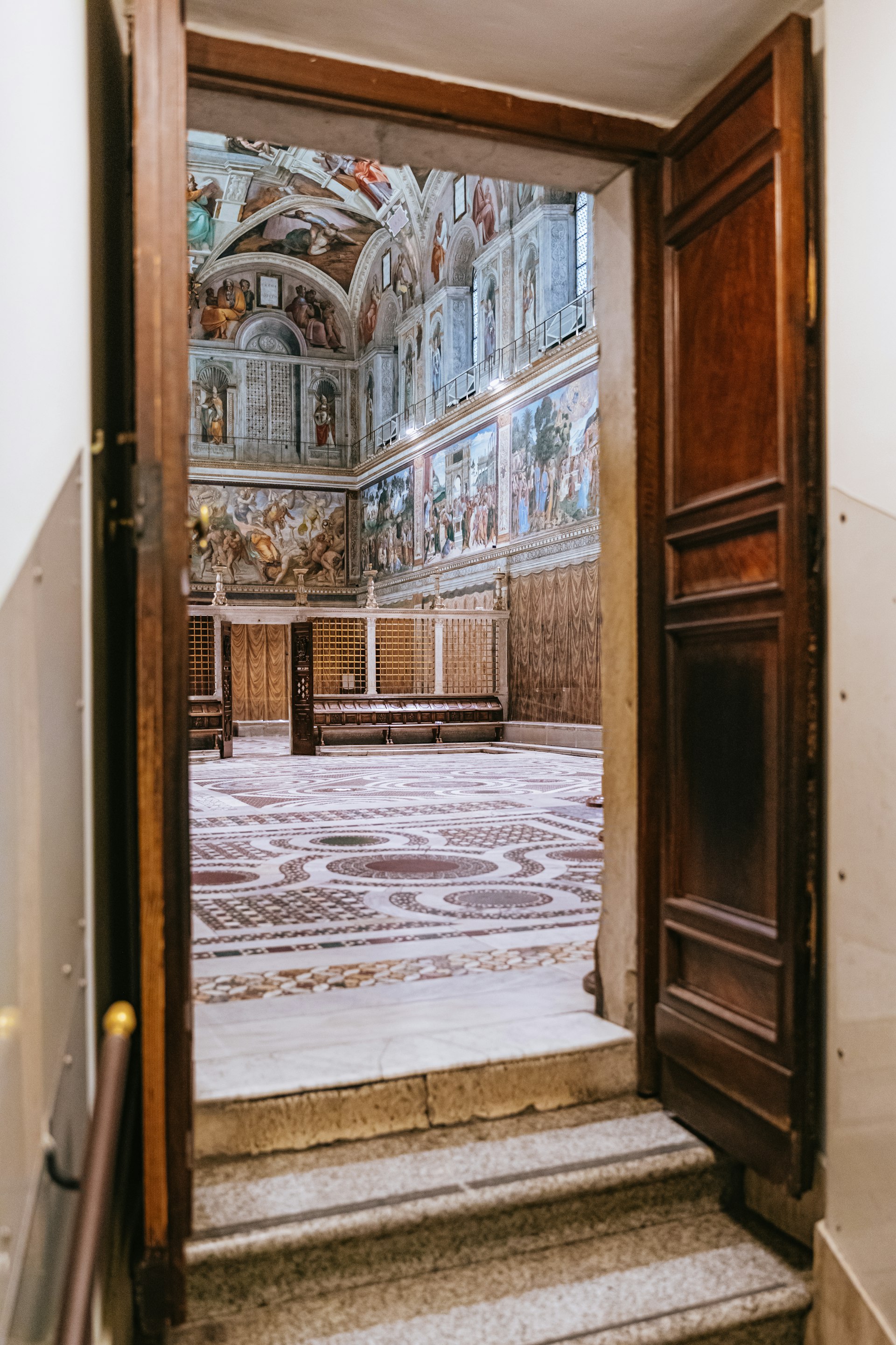 The door to the Sistine Chapel