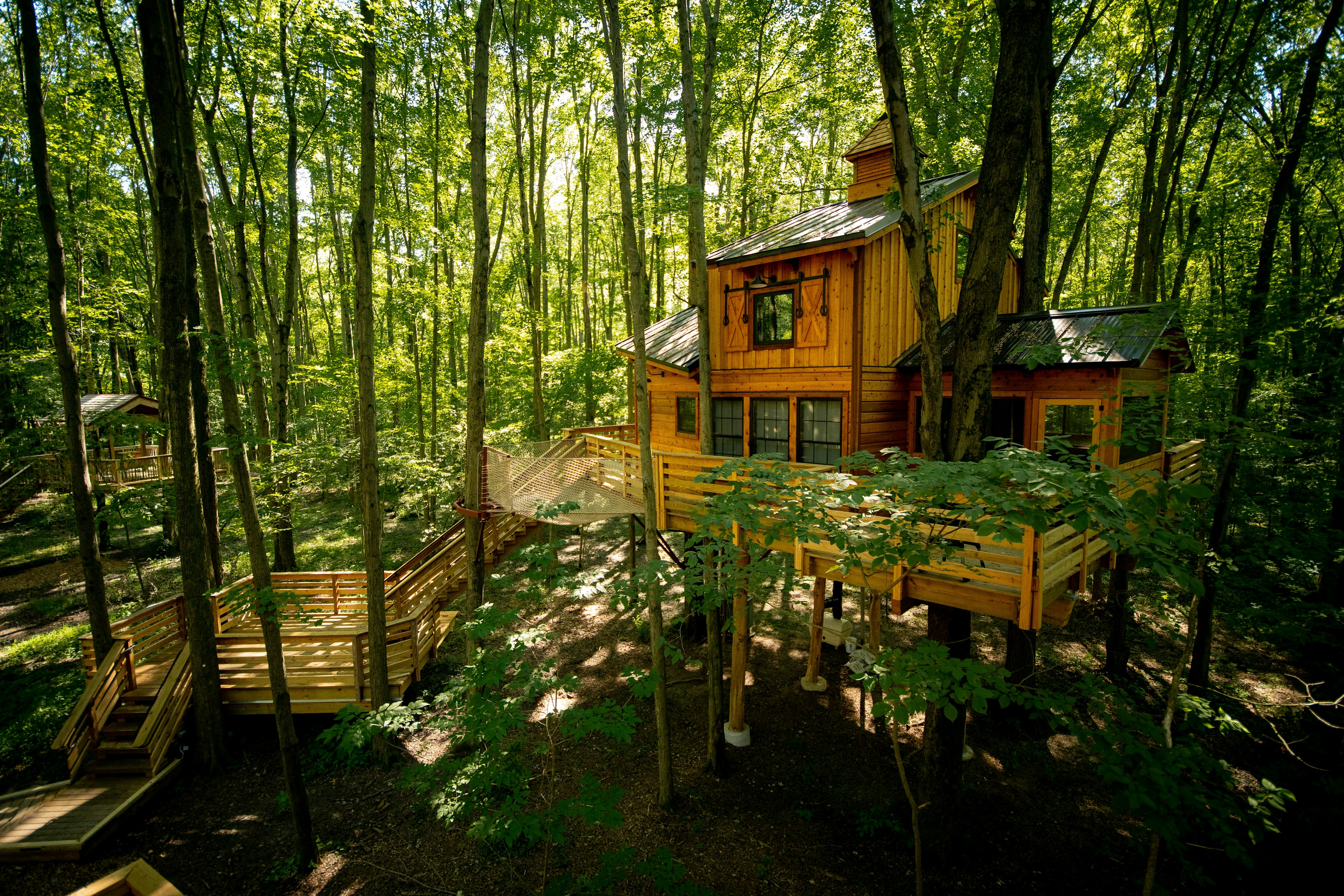 Treehouse villages in Metroparks, Toledo