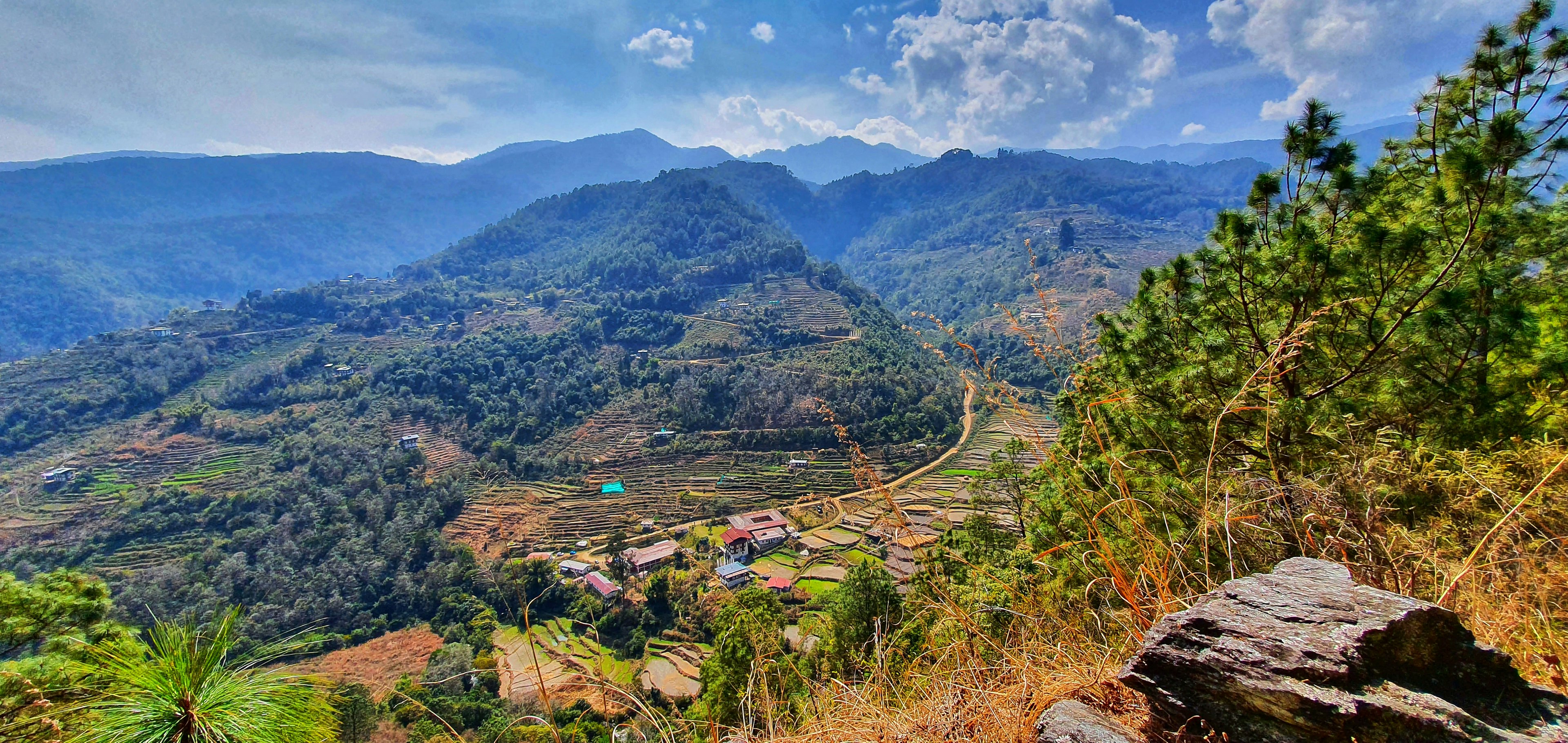 The stunning, sweeping vistas along the ancient Trans Bhutan Trail