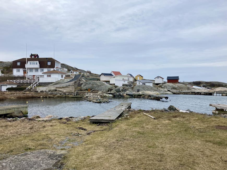 The houses on the island of Vrångö. 