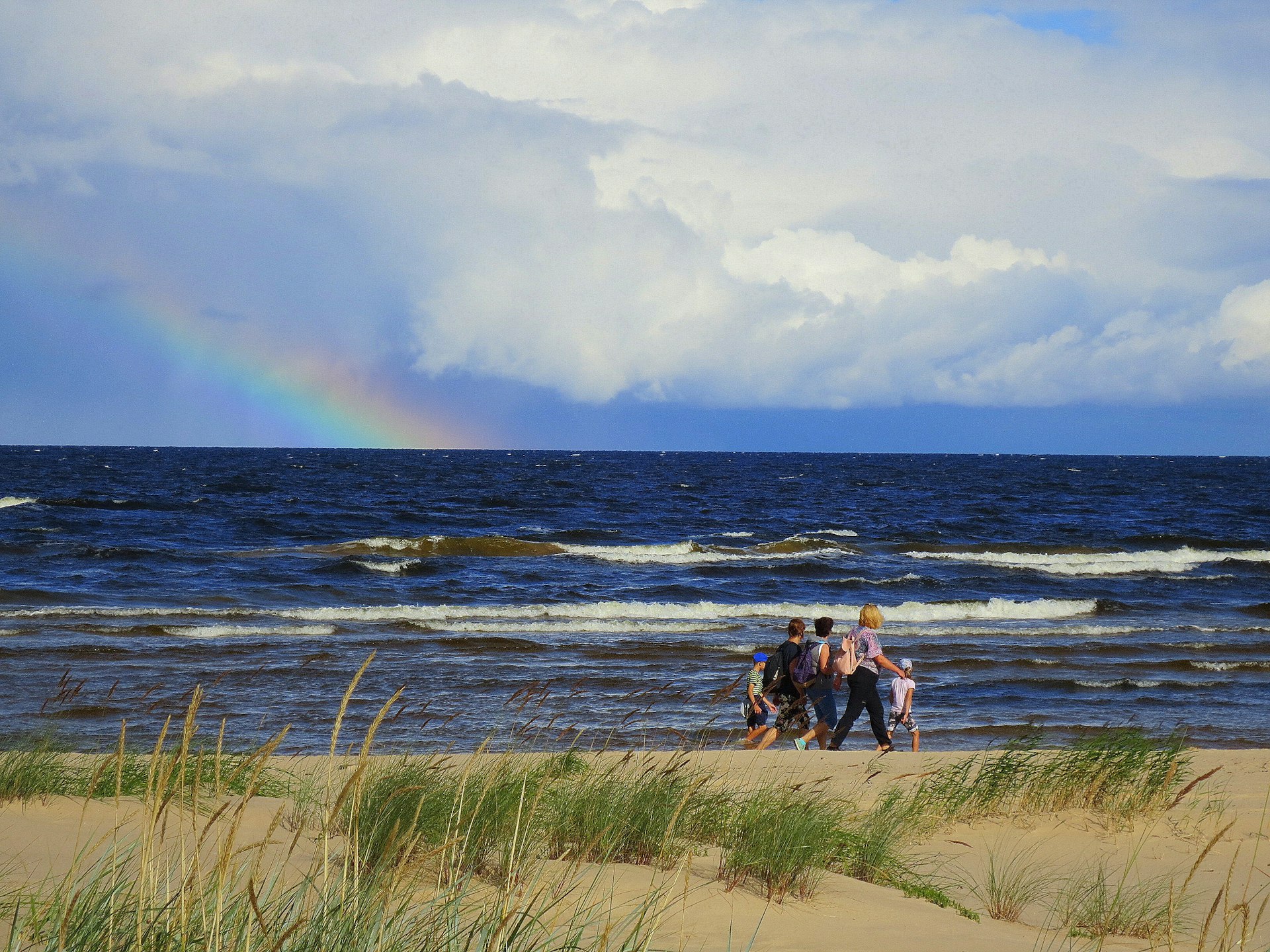 Hiking the coast on The Baltic Trails