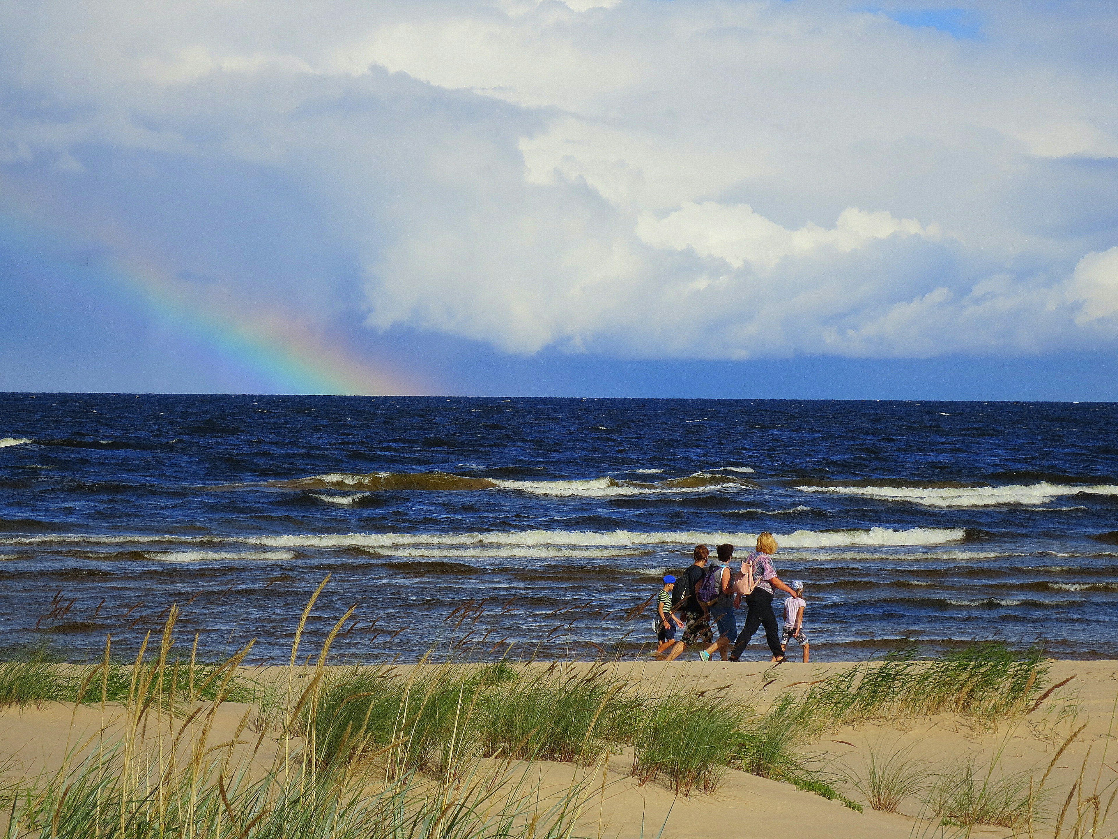 Hiking the coast on The Baltic Trails