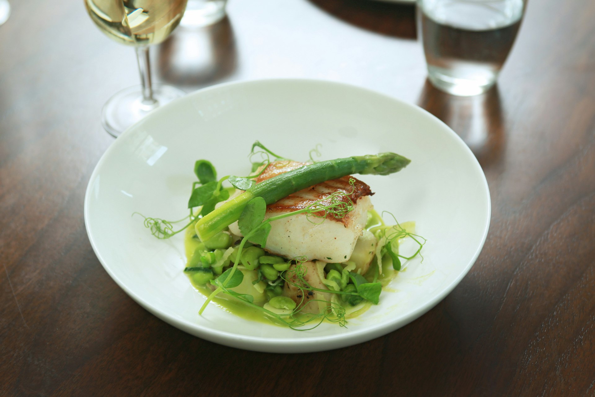 Fine dining dish from James St Restaurant, Belfast City Centre 