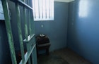 Nelson Mandela's old prison cell.