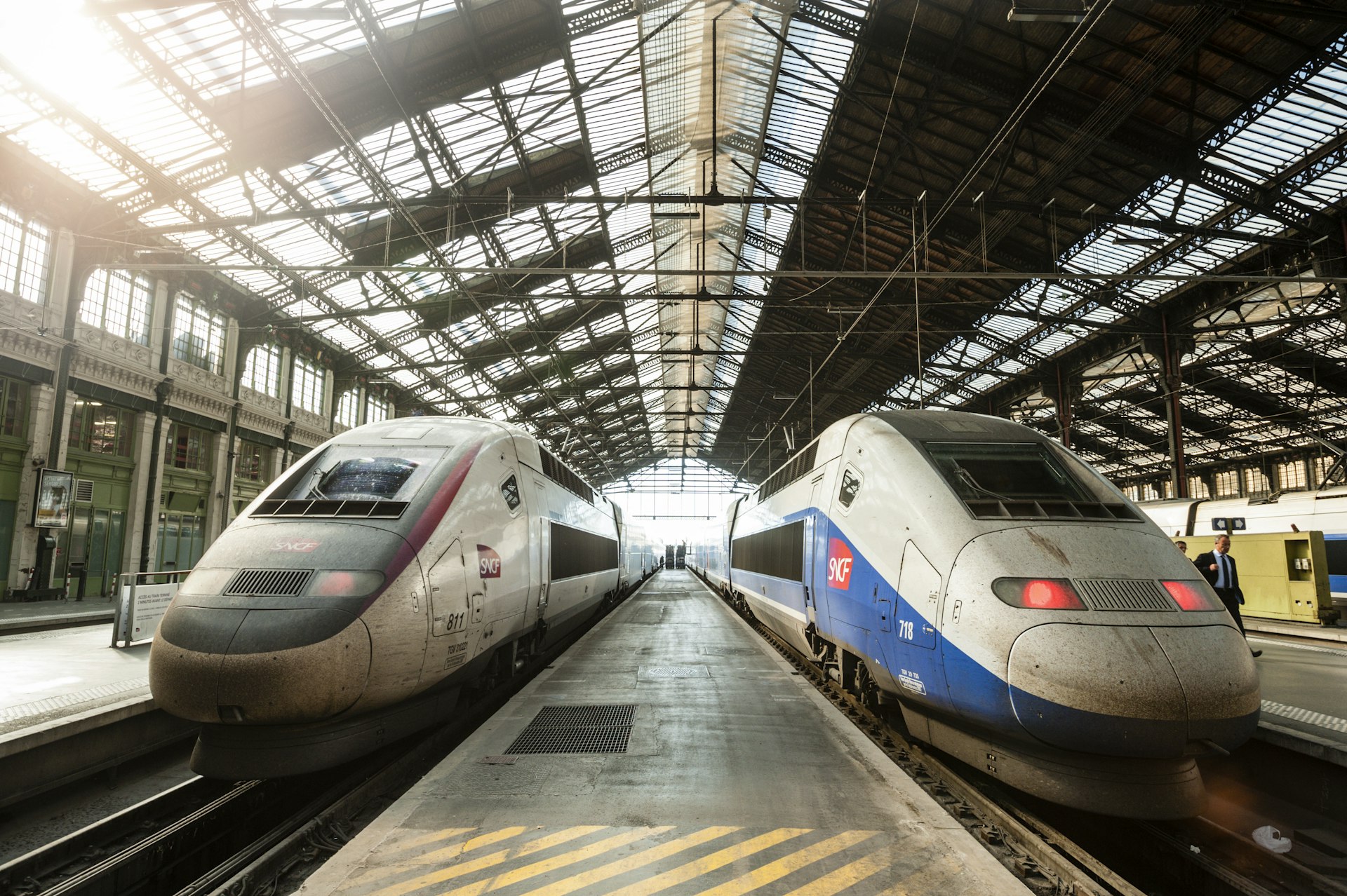TGVs at Gare de Lyon train station