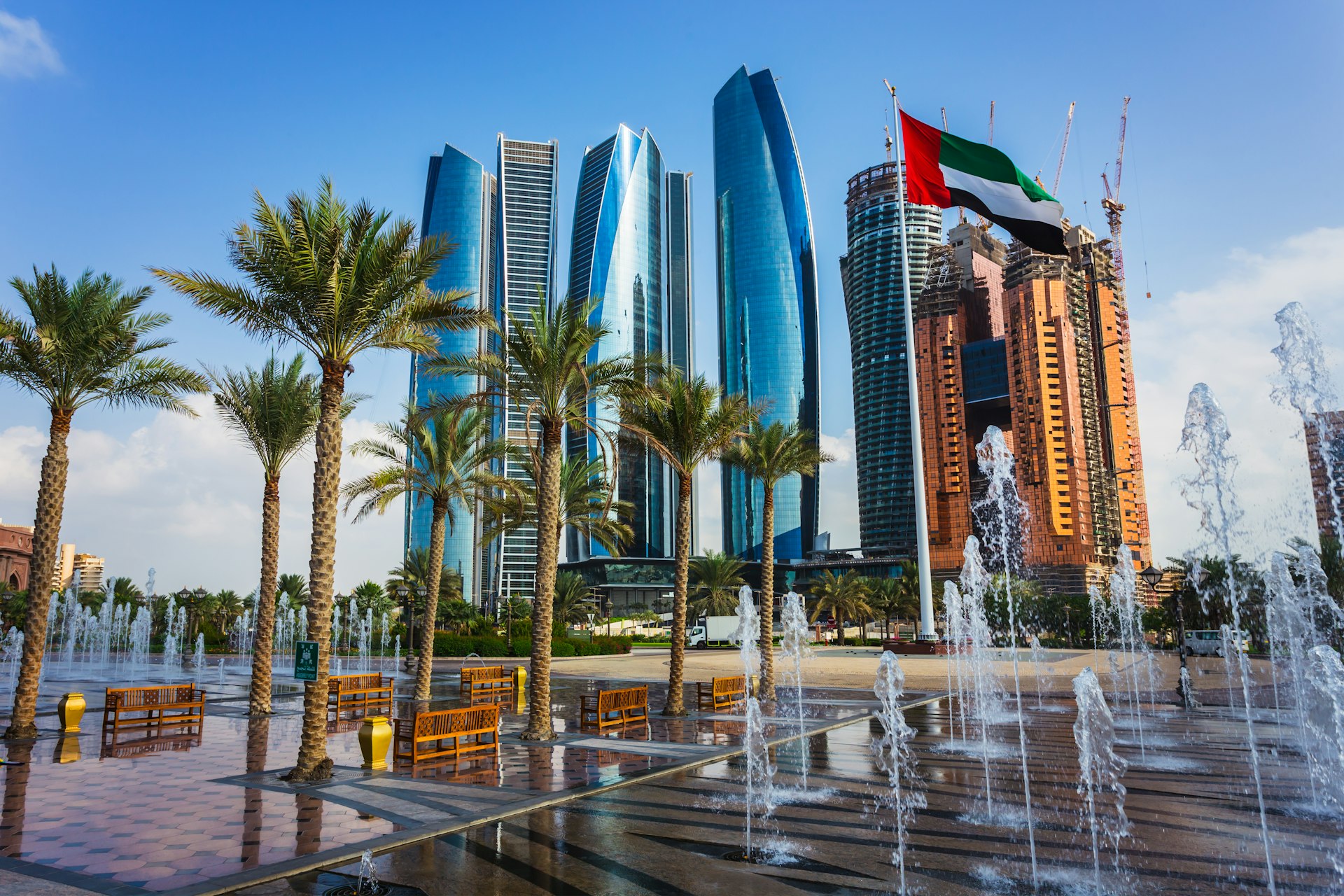 Skyscrapers,In,Abu,Dhabi,,United,Arab,Emirates