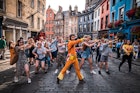 Guru Dudu Silent Disco going around Edinburgh during the Fringe
