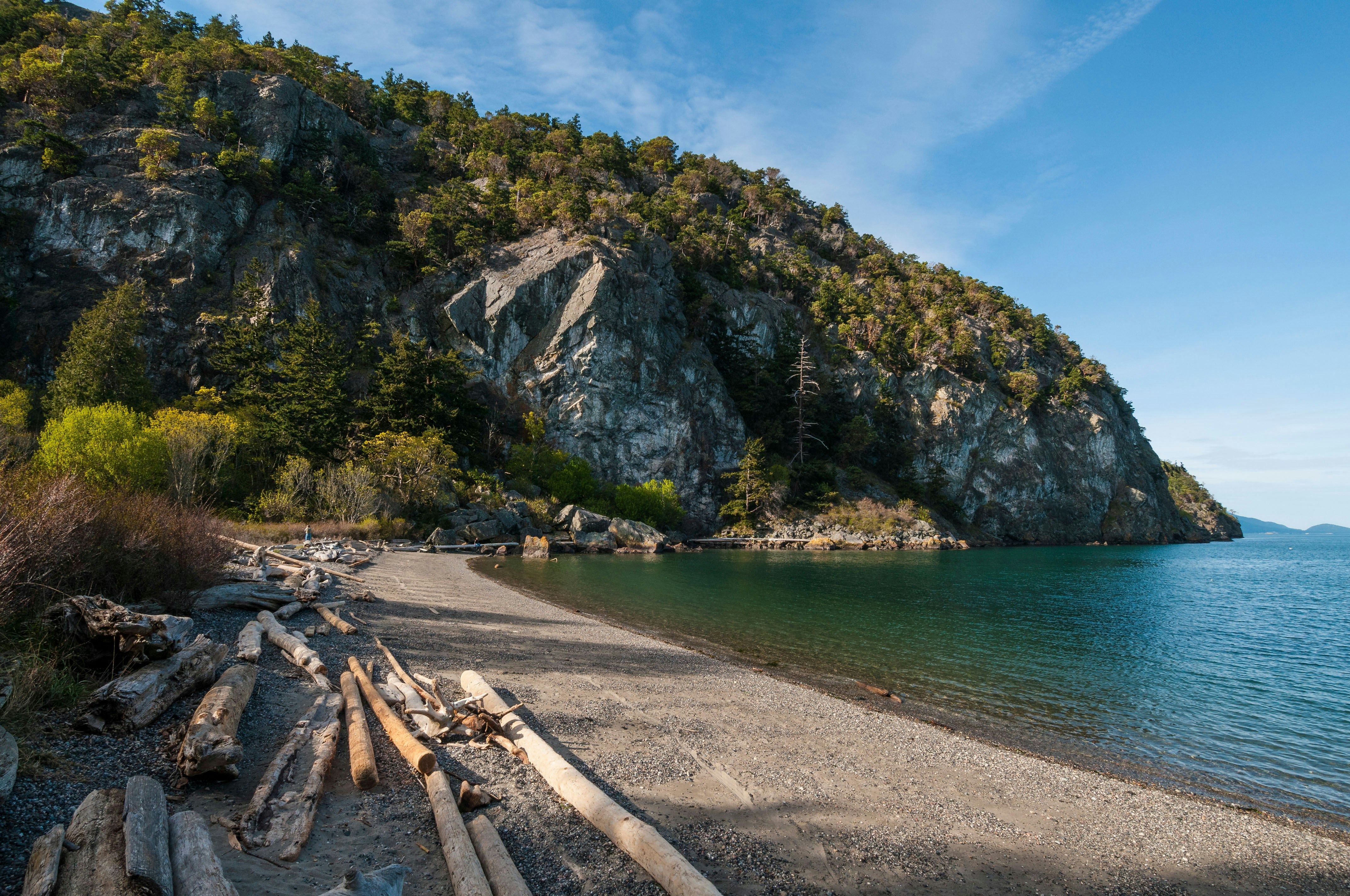 Watmough Bay on Lopez Island, part of the San Juan Islands National Monument, Washington.