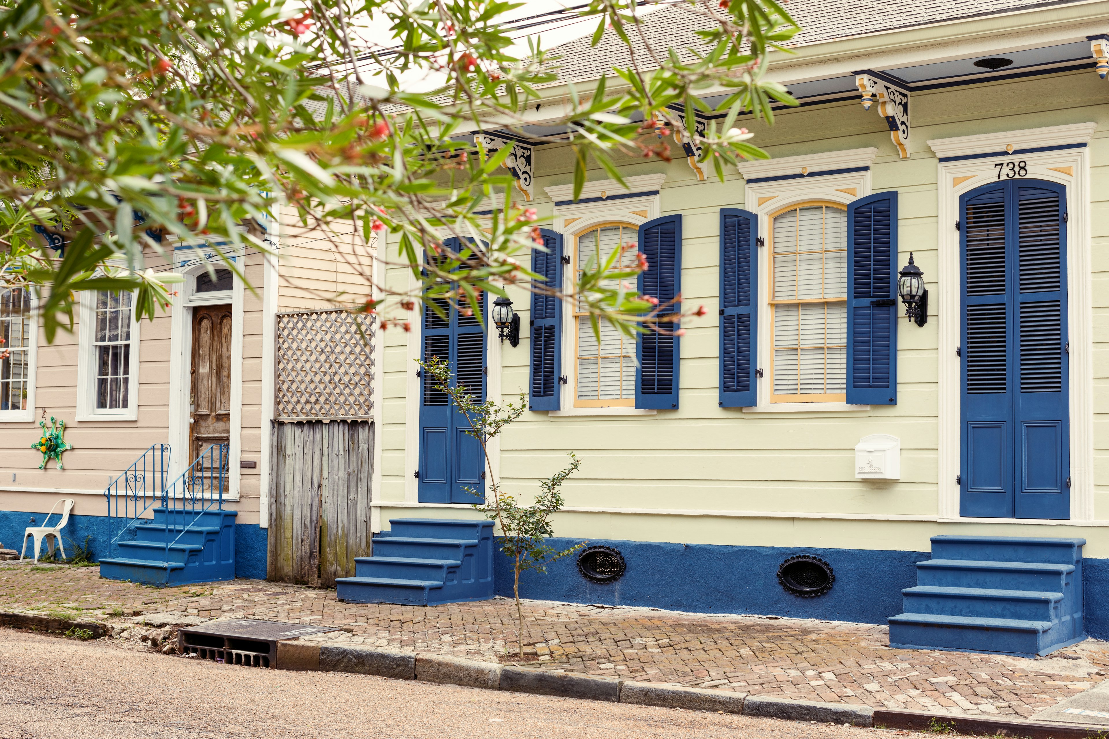 Homes in the Bywater neighborhood of New Orleans, Louisiana