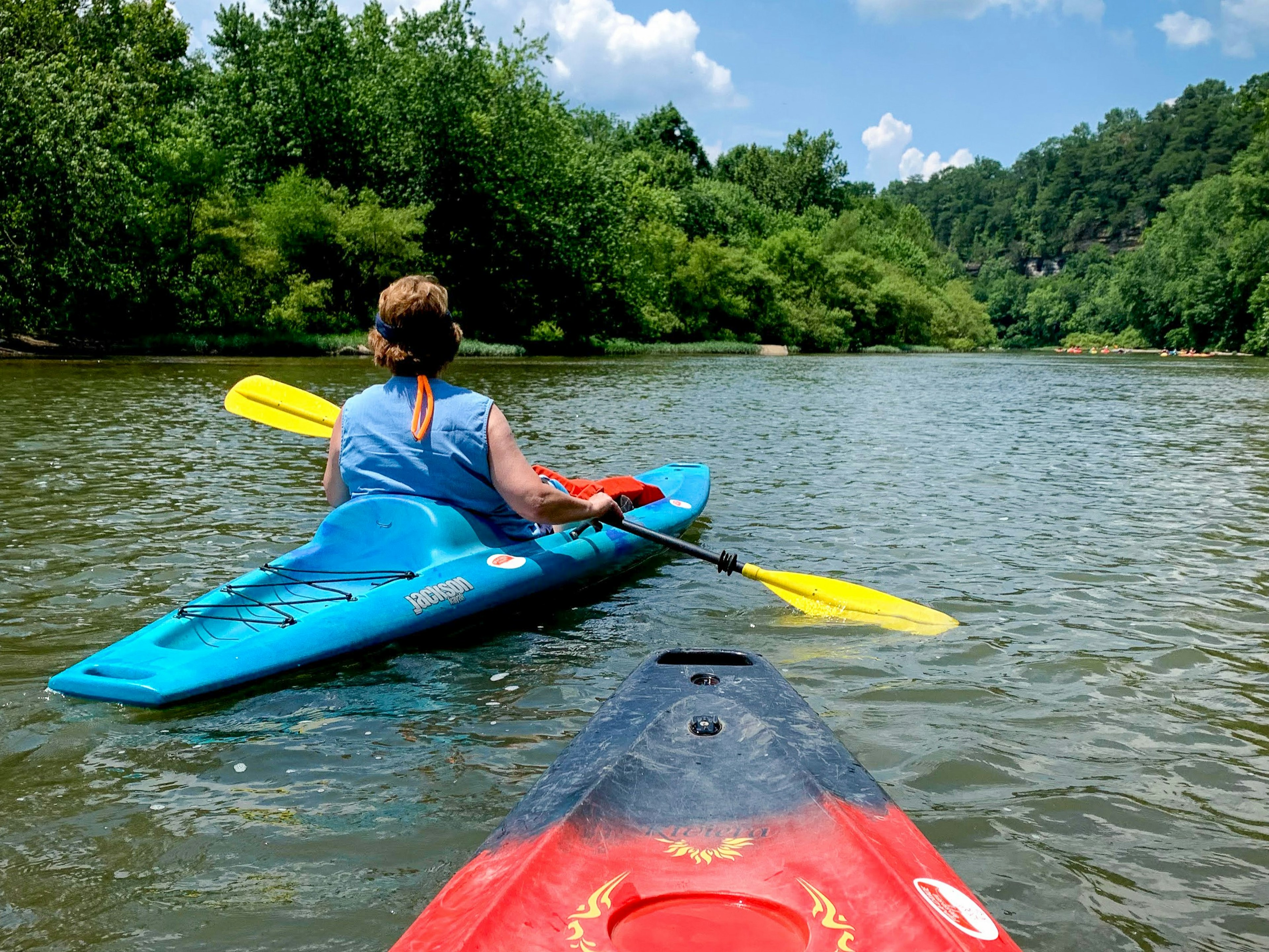 Kayaking on the Harpeth River