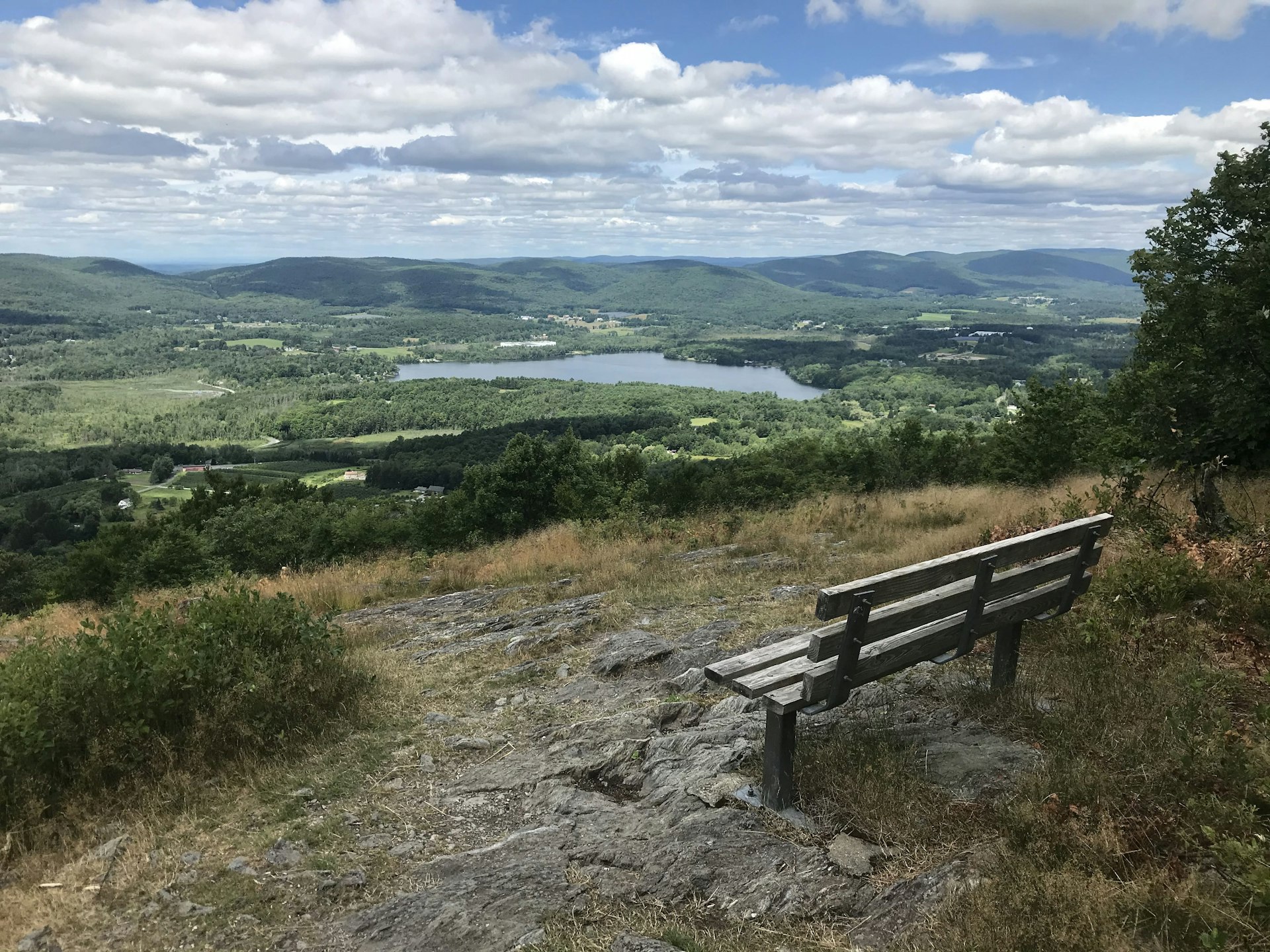 A chance to relax and look out over the Berkshires on The High Road