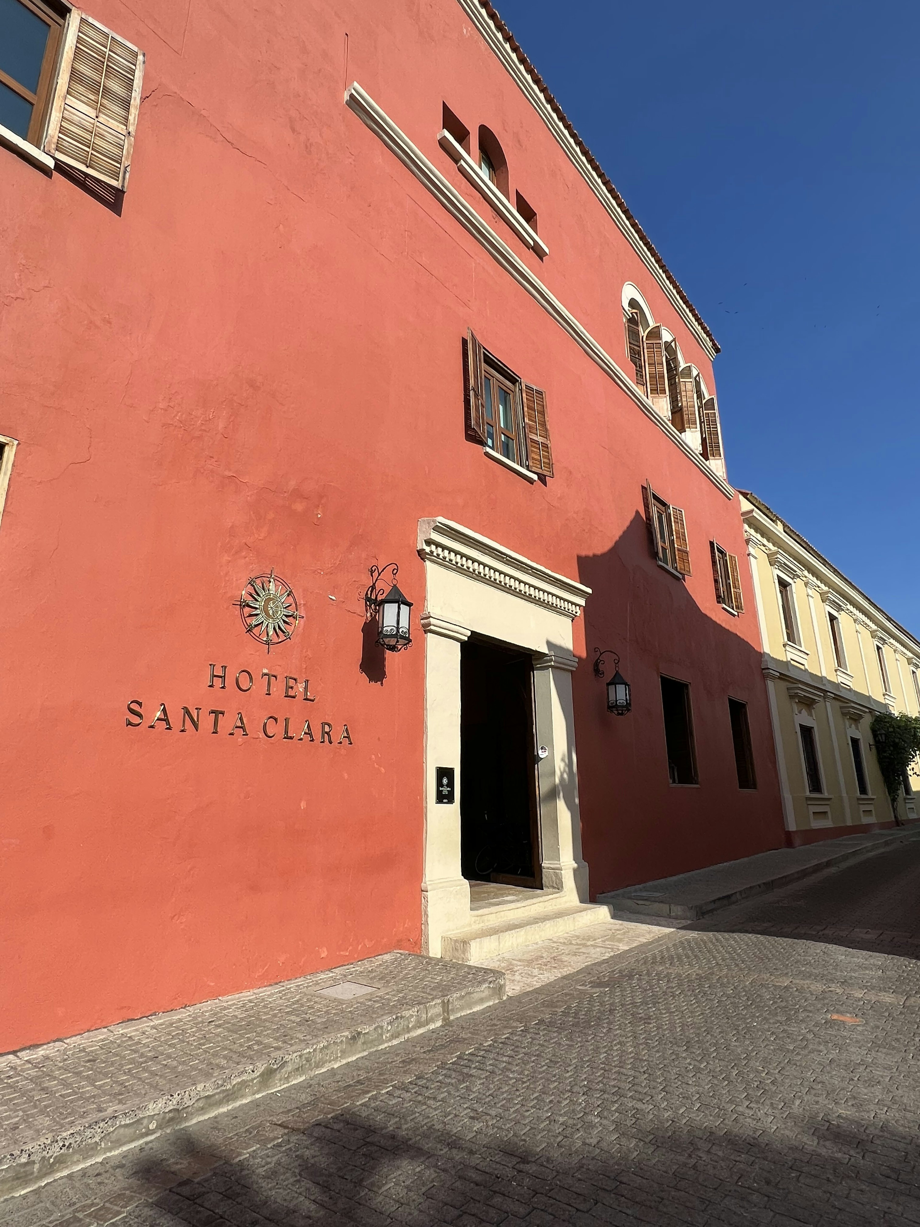 The main entrance to the Sofitel Legend Santa Clara Cartagena