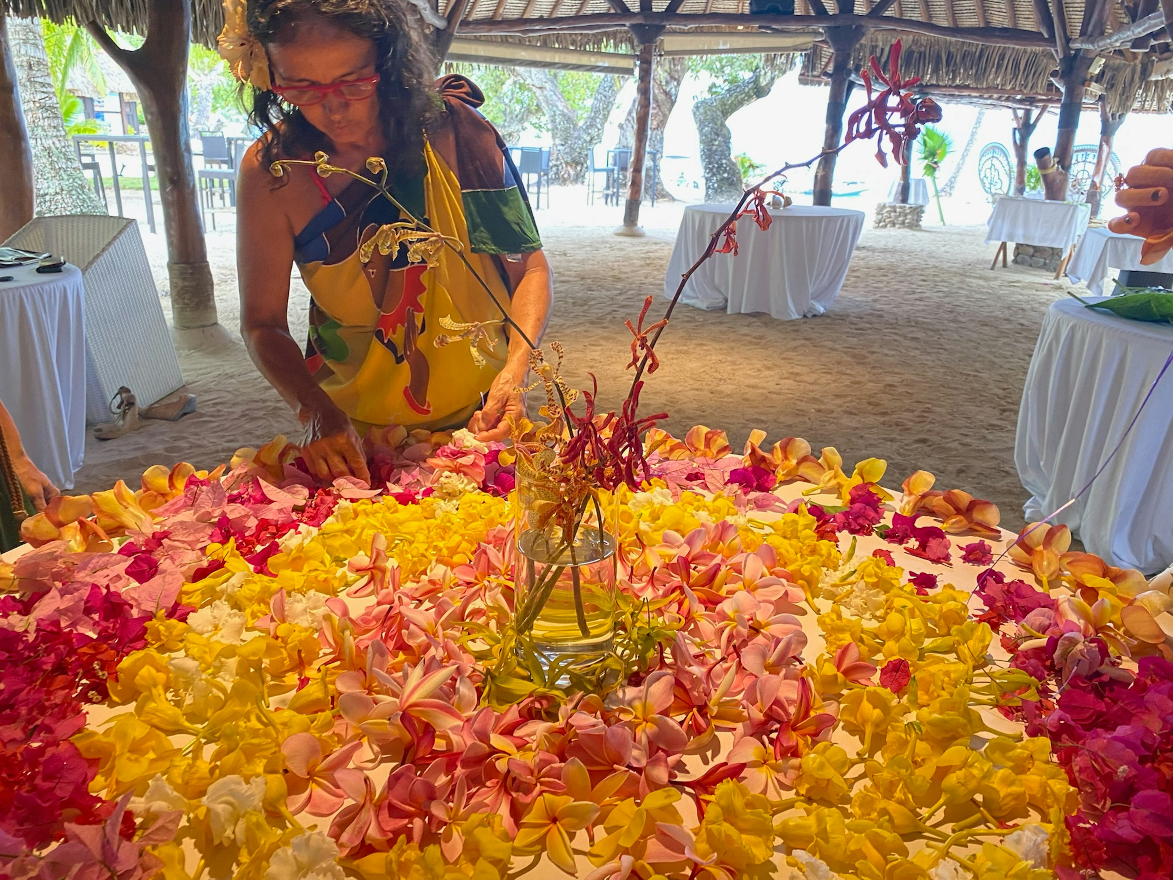 Flowers to adorn your hair - though be mindful of which ear you place your flower