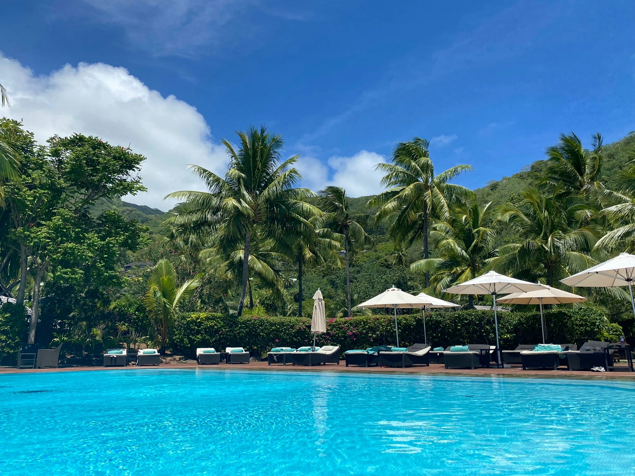 The pool at Sofitel Kia Ora Mo’orea