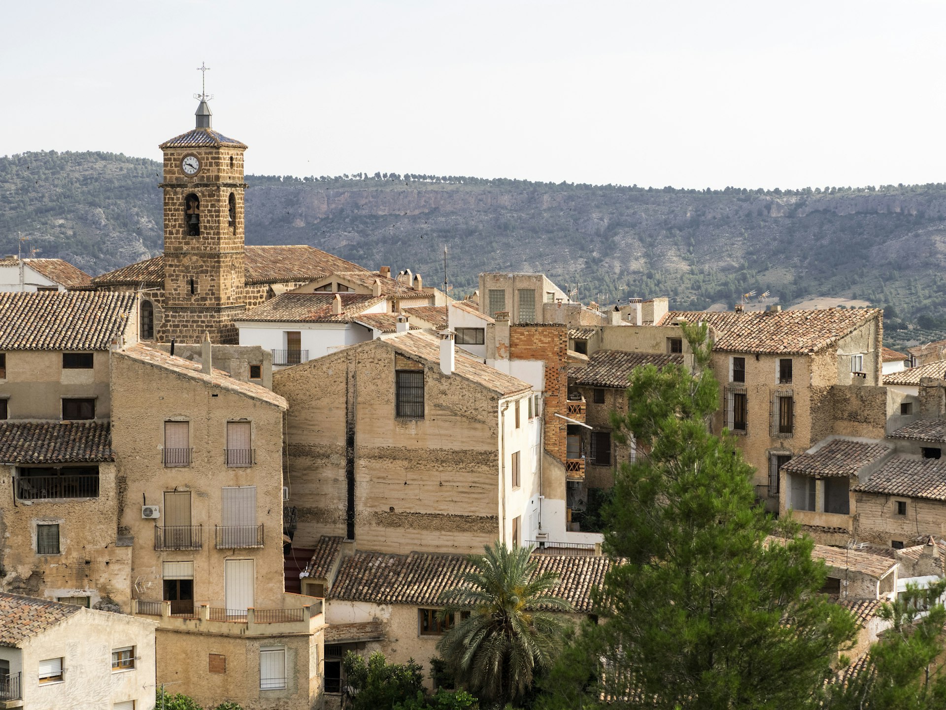View of the medieval village of Letur in Albacete, Castilla la Mancha, Spain
