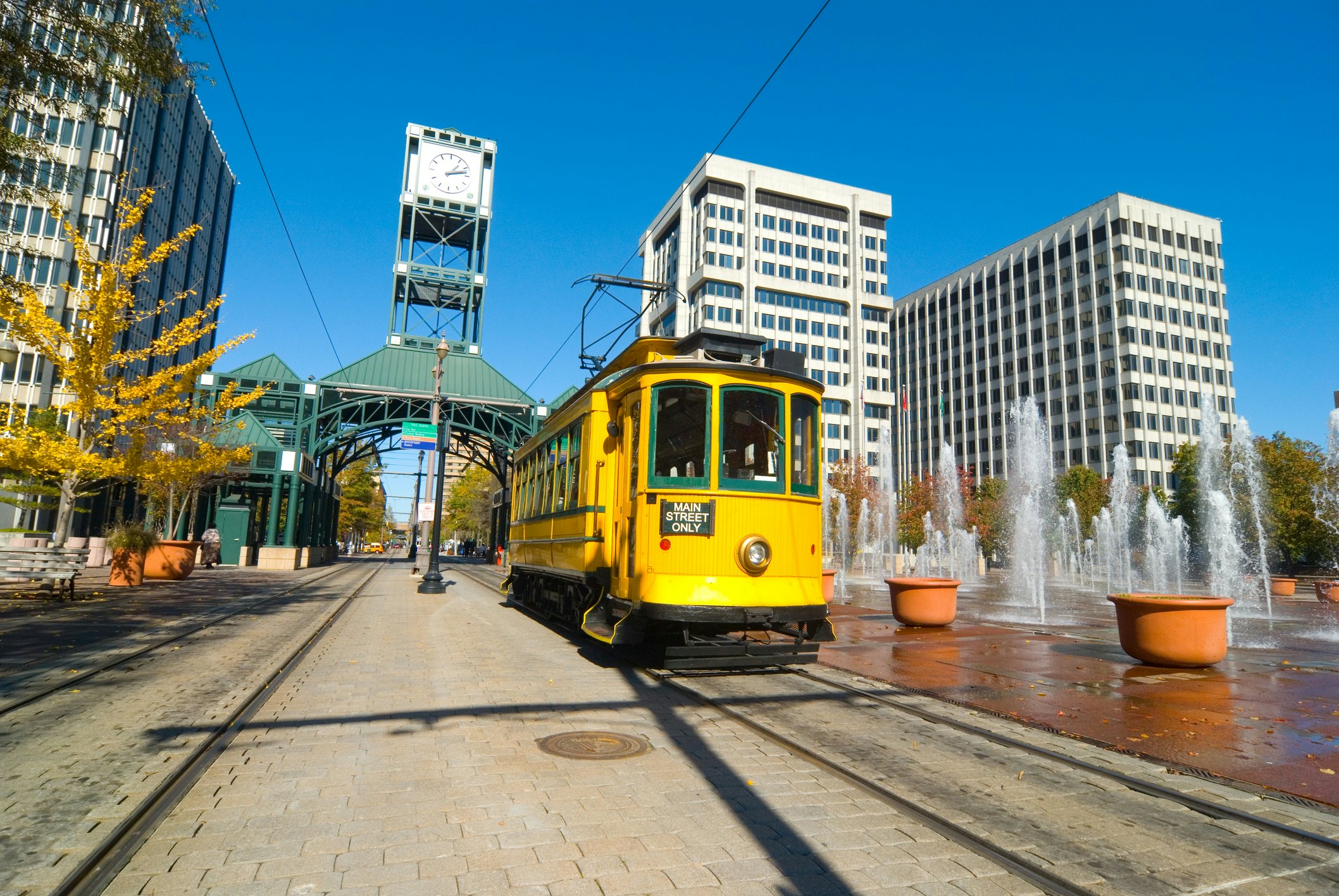 Main Street Trolley in Memphis, TN