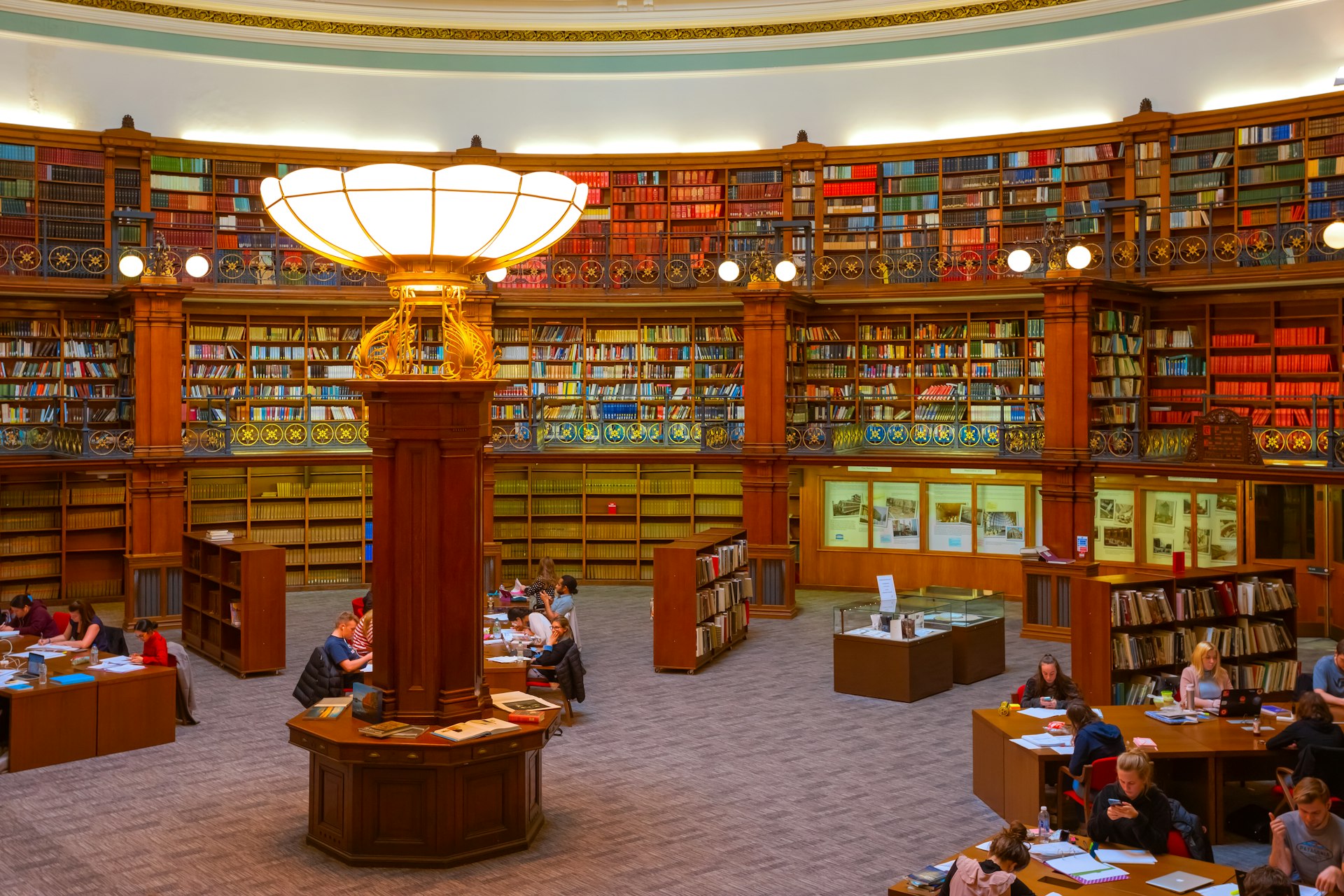 The Picton Reading Room at Liverpool Central Library was founded in 1875