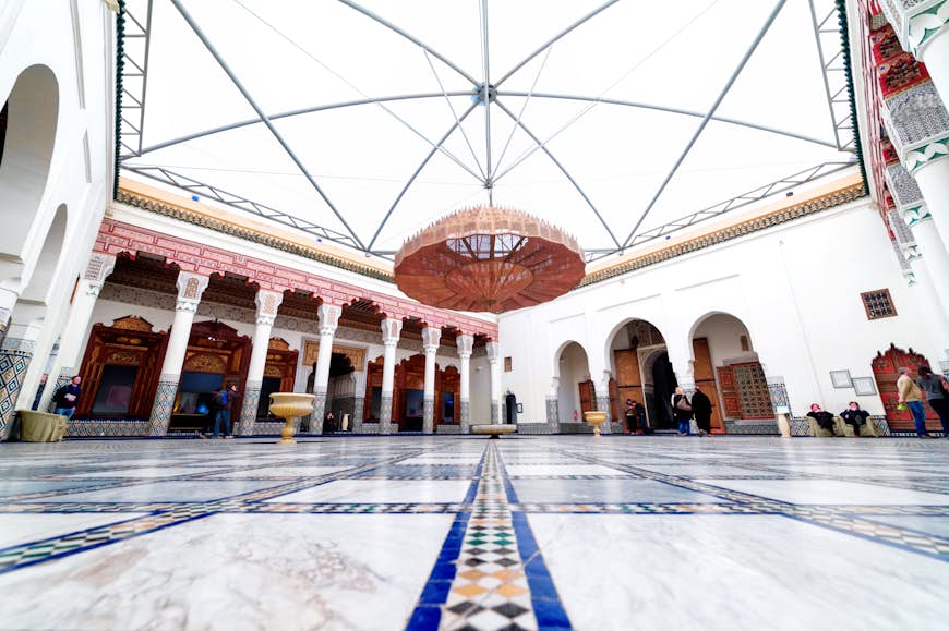 The Marrakech Museum courtyard