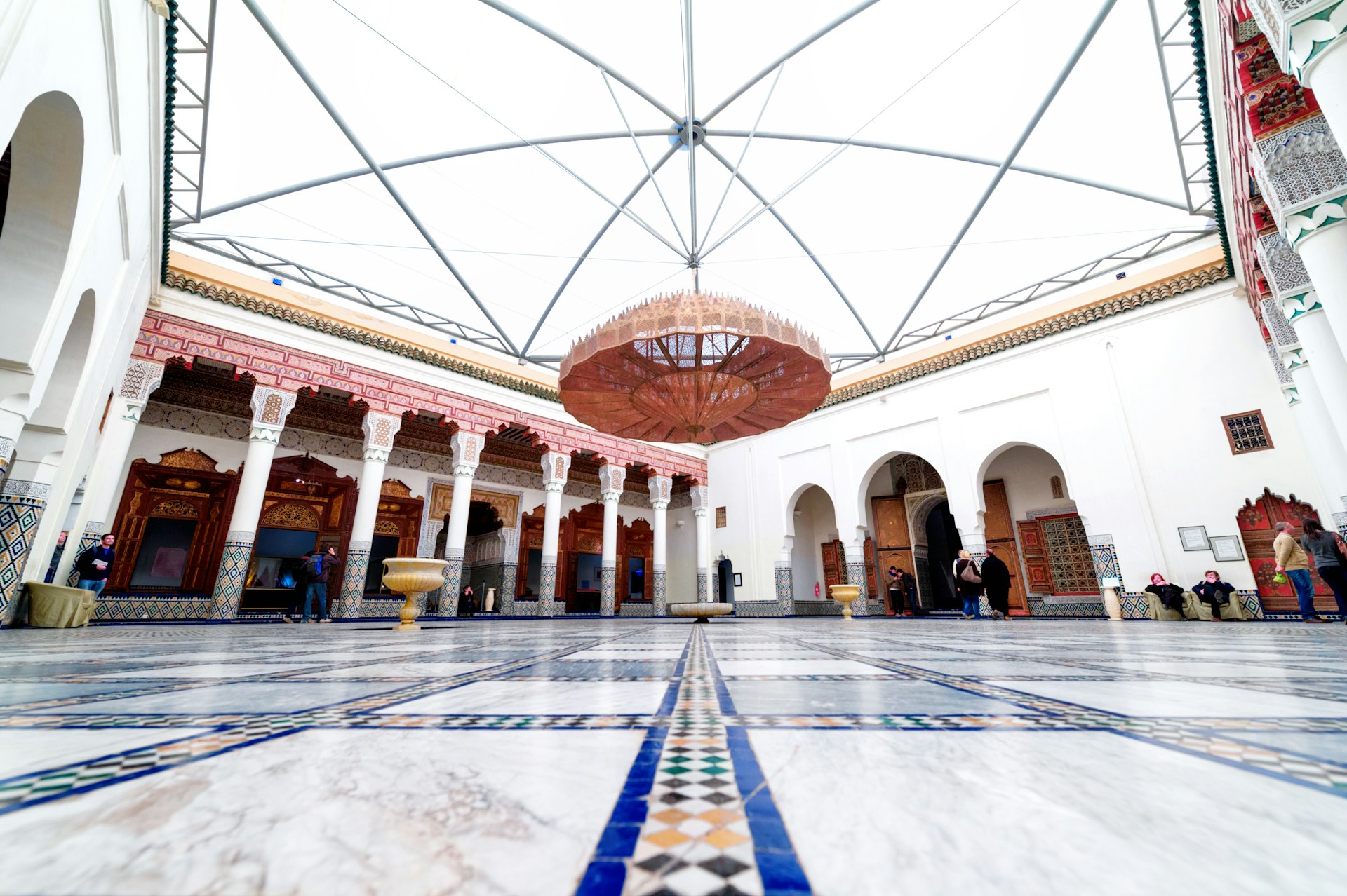 The Marrakech Museum courtyard
