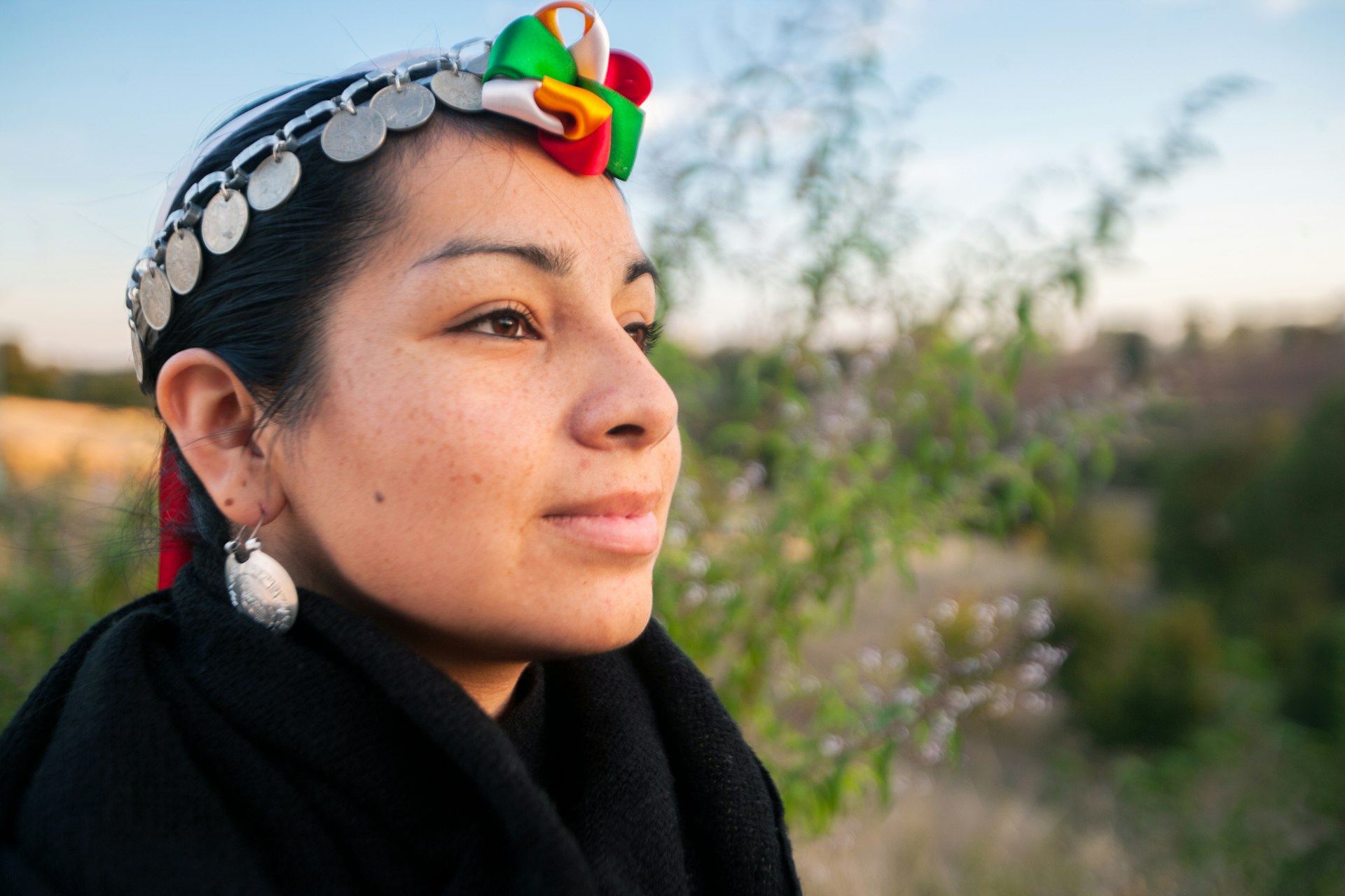 A Mapuche woman in Chile