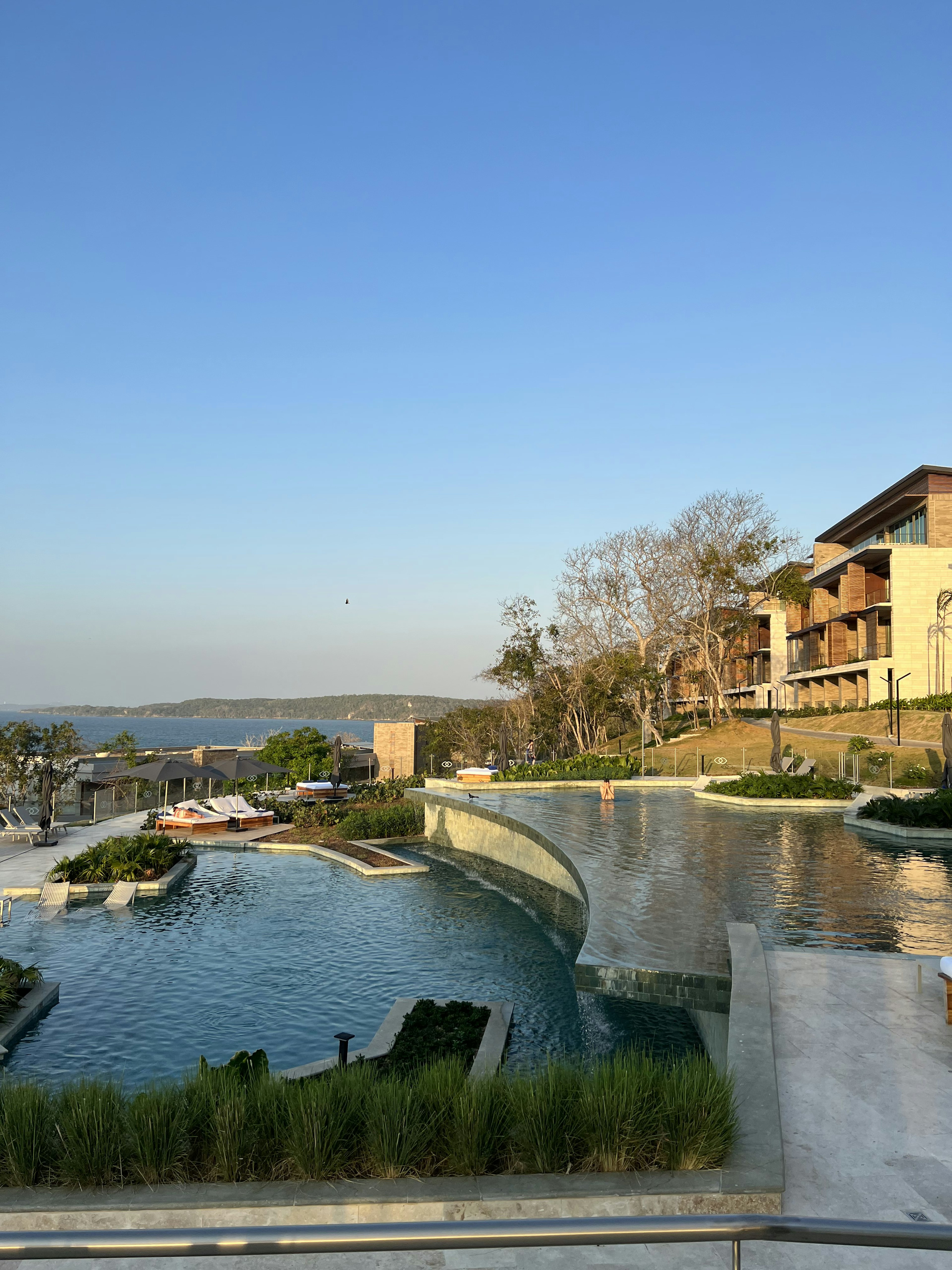 The pools at Sofitel Barú Calablanca Beach Resort in Cartagena, Colombia