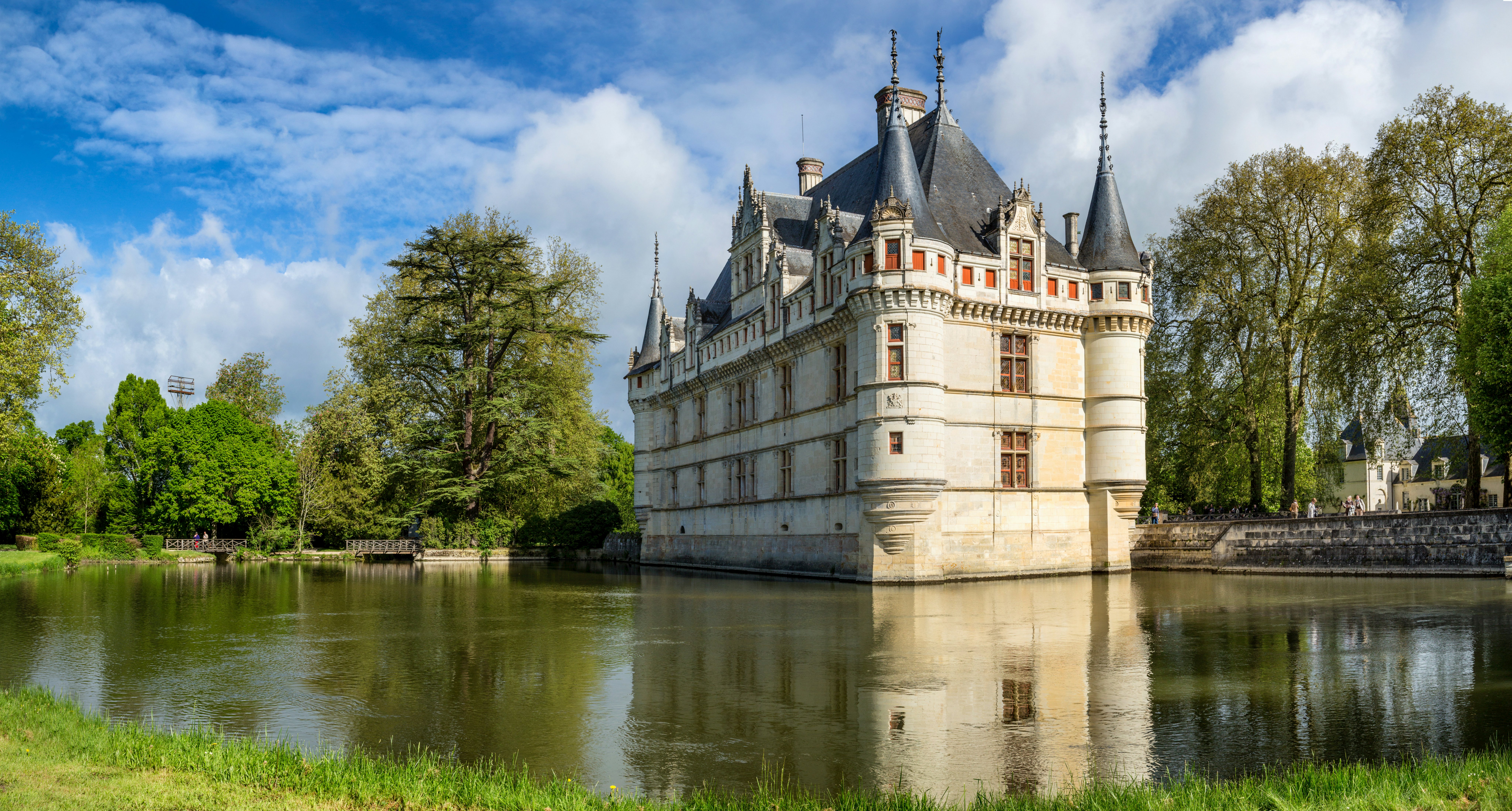 May 11, 2013: Exterior of the chateau at Azay le Rideau in the Loire.
1122888986
architecture, azay, azay-le-rideau, building, castle, chateau, chateaux, culture, day, europe, exterior, facade, famous, france, french, heritage, historical, history, lake, landmark, landscape, le, loire, medieval, old, outdoor, palace, reflection, renaissance, rideau, sky, summer, sunny, time, tourism, tower, traditional, travel, unesco, valley, water