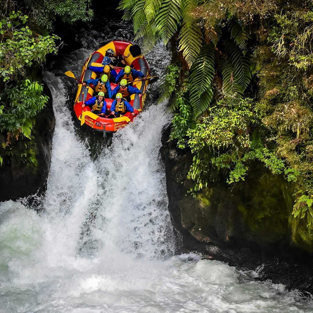 Victoria Falls/New Zealand-02/08/2019 photo of traveler do White Water Rafting in Victoria falls ; Shutterstock ID 1467365963; your: Zach Laks; gl: 65050; netsuite: Online Editorial; full: Discover