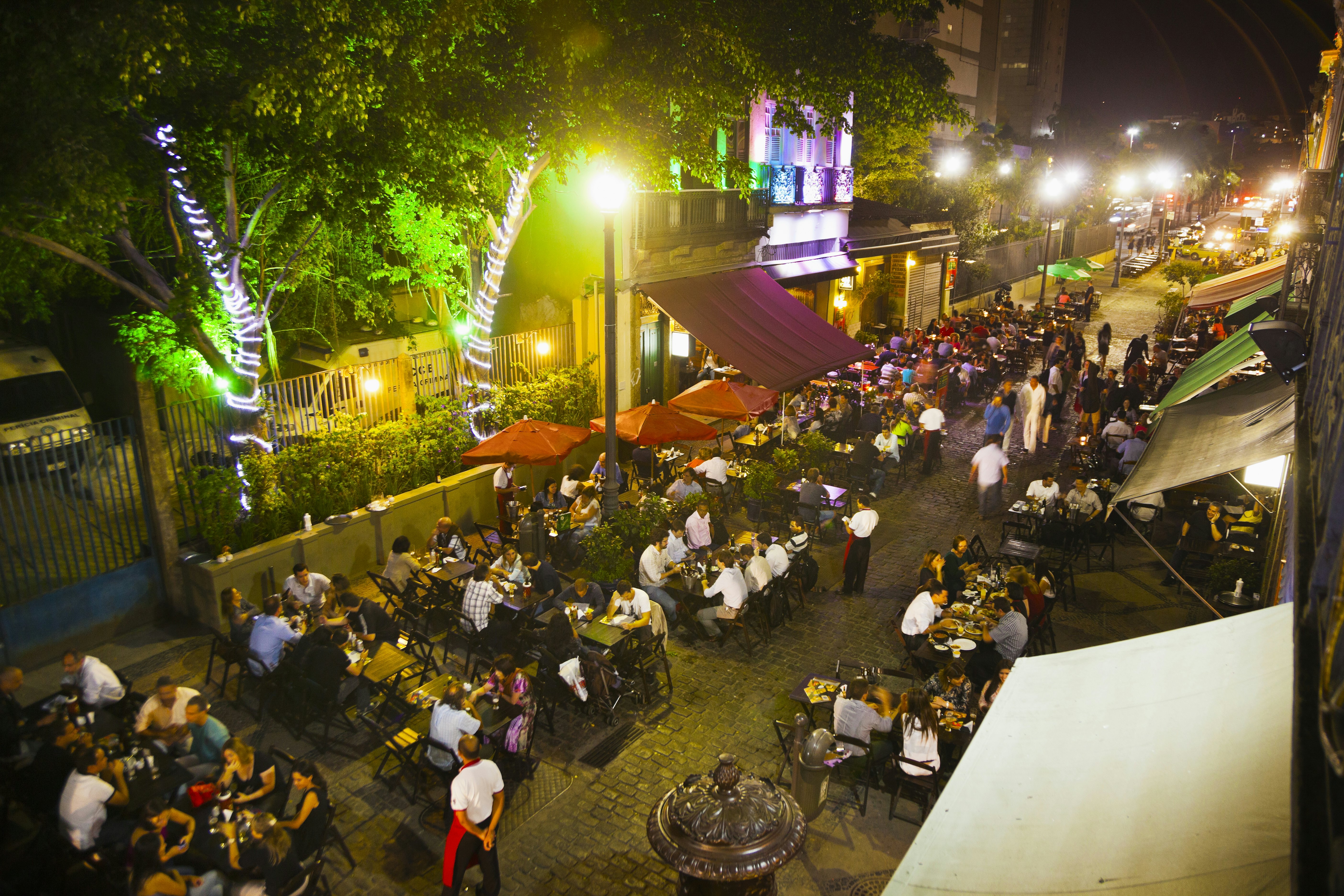 Nightlife in the Lapa District of Rio de Janeiro, Brazil