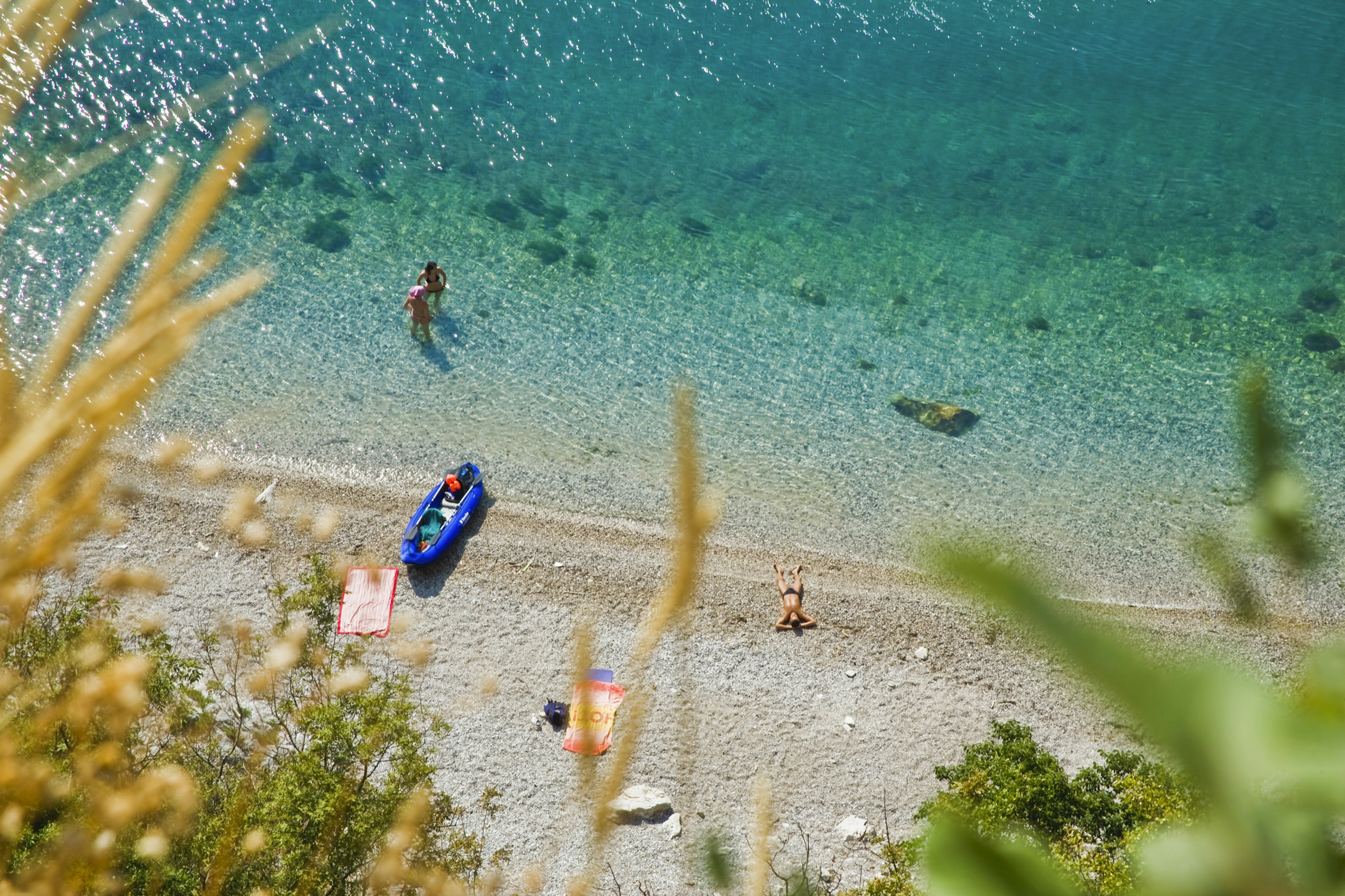 Duino aerial beach scene