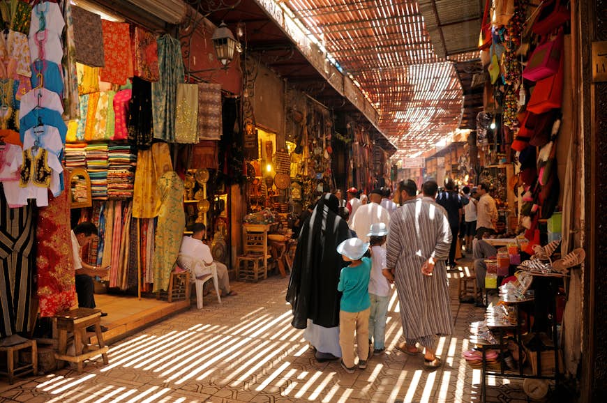 The Souks of Marrakech, Morocco, North Africa