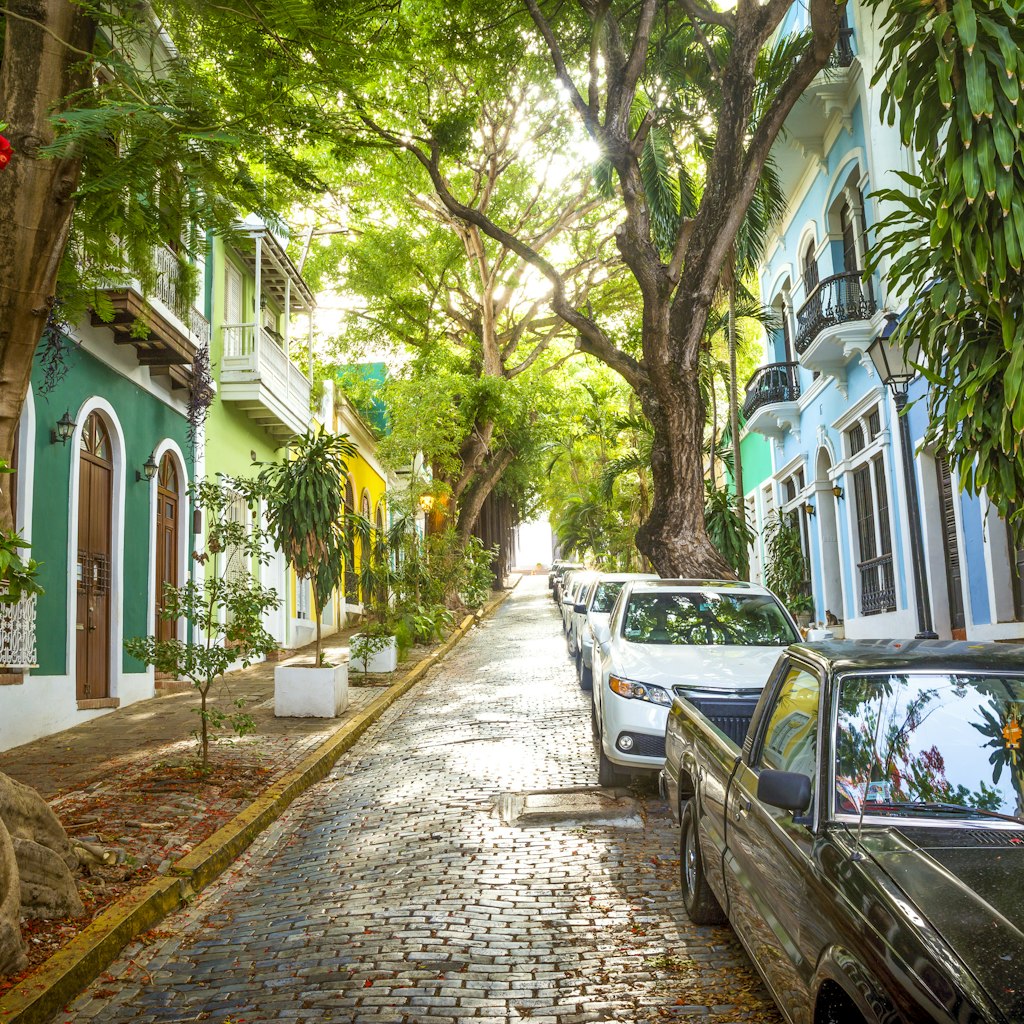 Street in old San Juan, Puerto Rico
