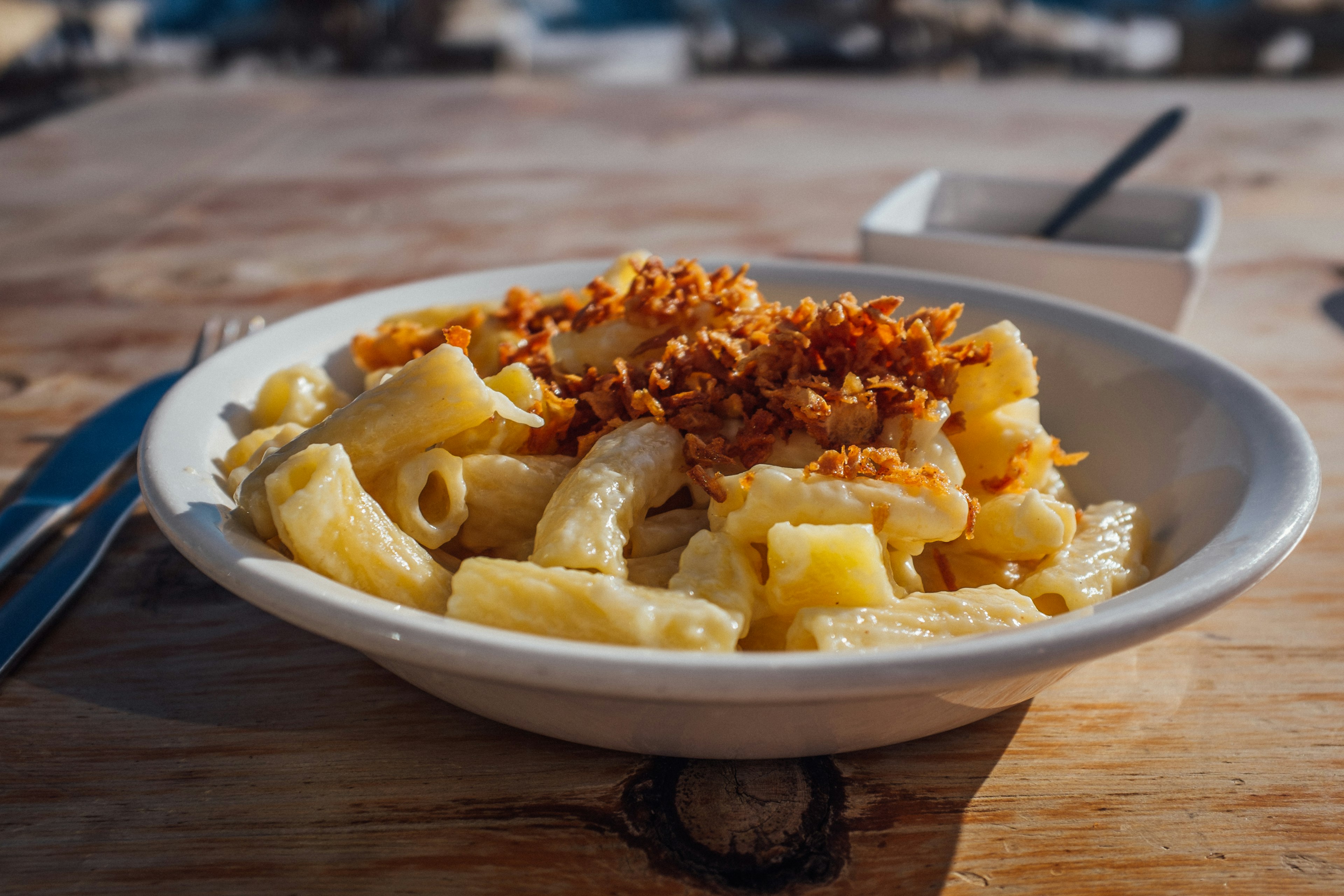 Alpine Farmers’ Macaroni (Älplermagronen) on ski resort Flumserberg, Switzerland