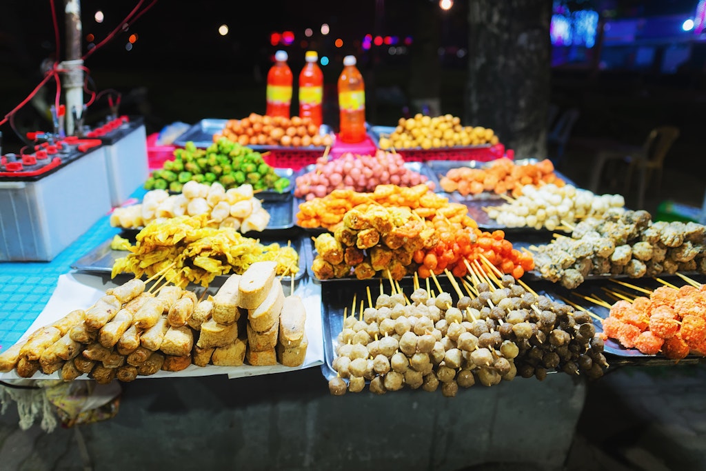 越南色调的街头食品