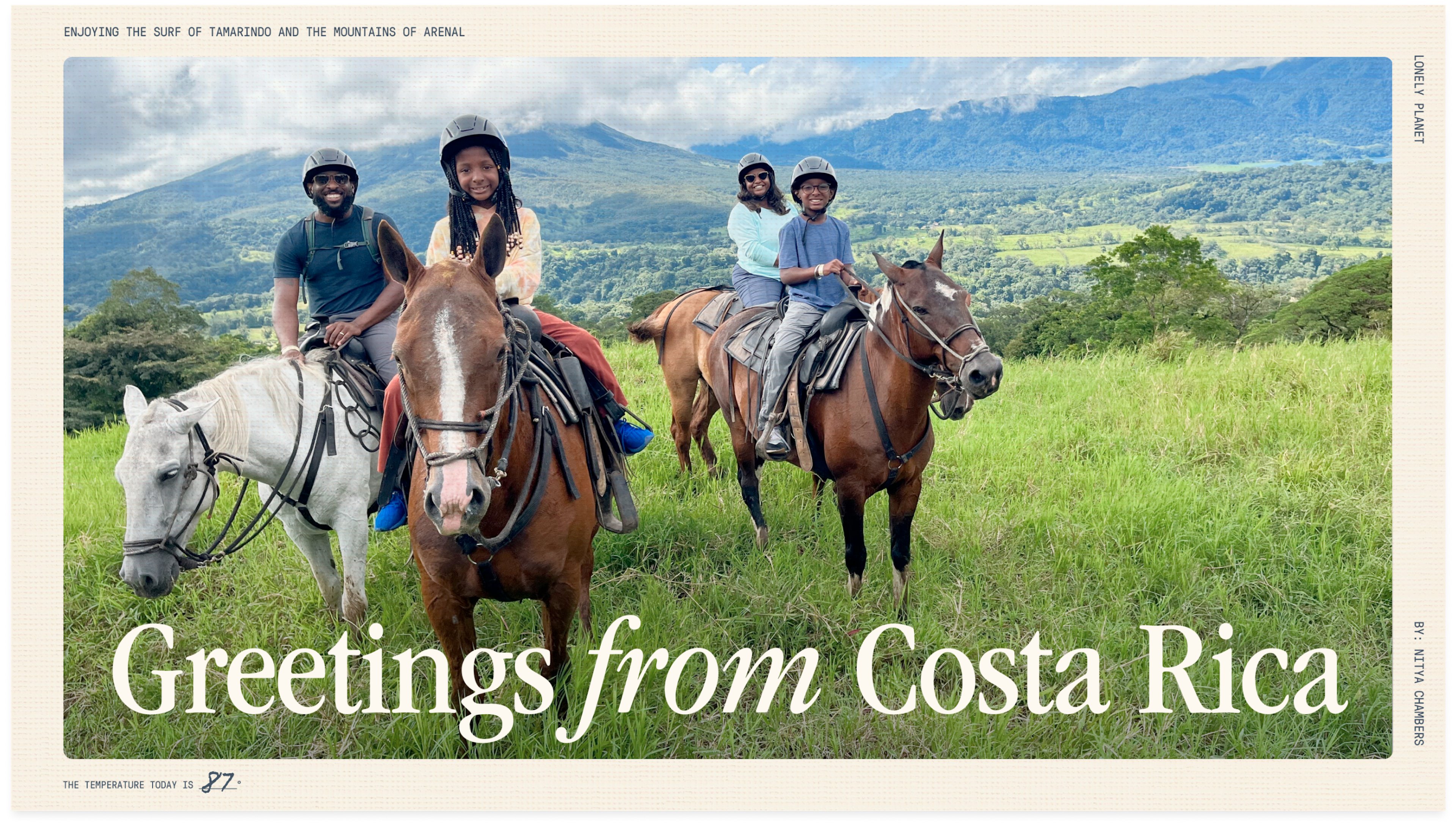 Greetings from Costa Rica