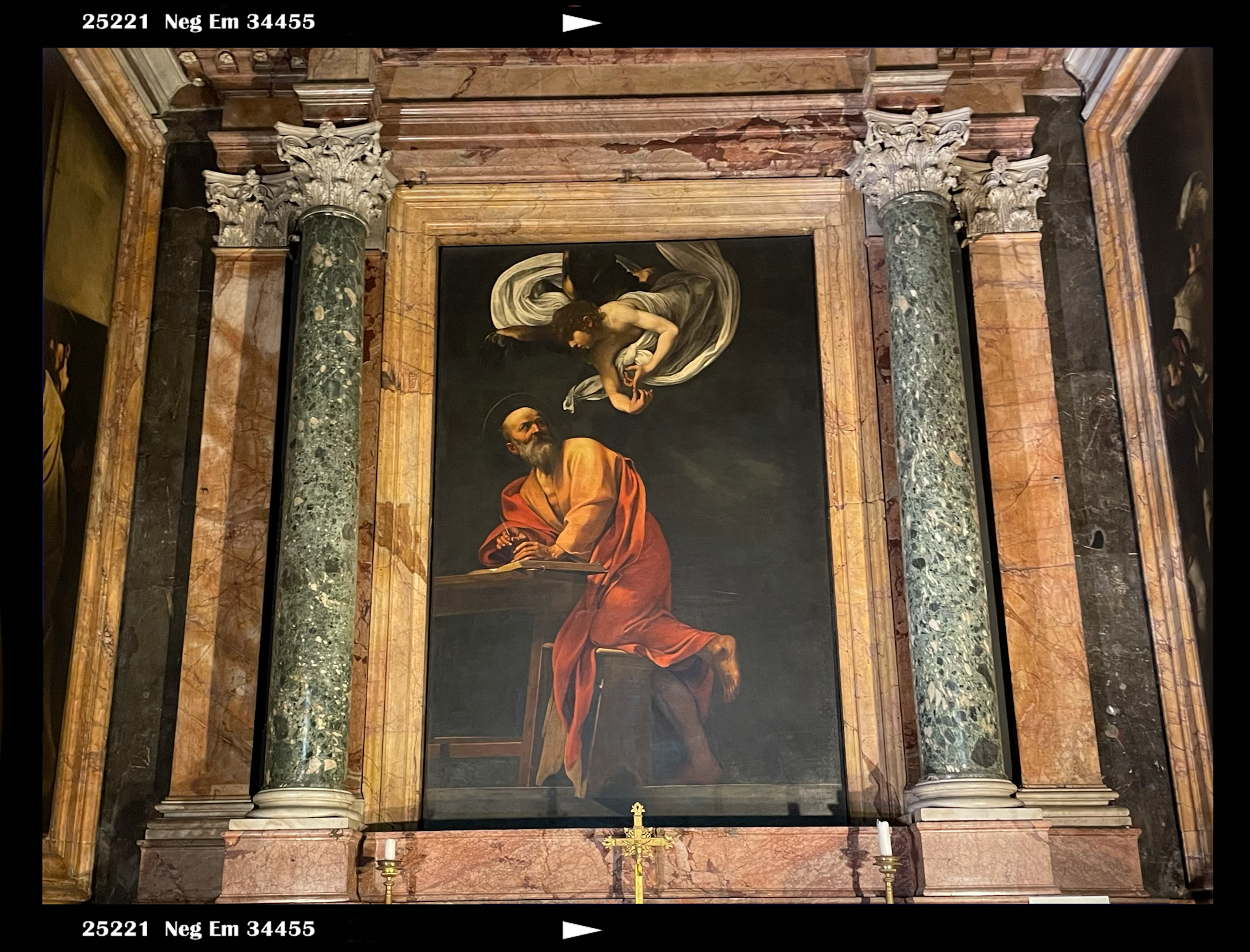 Caravaggio artwork in Basilica di Sant’Agostino