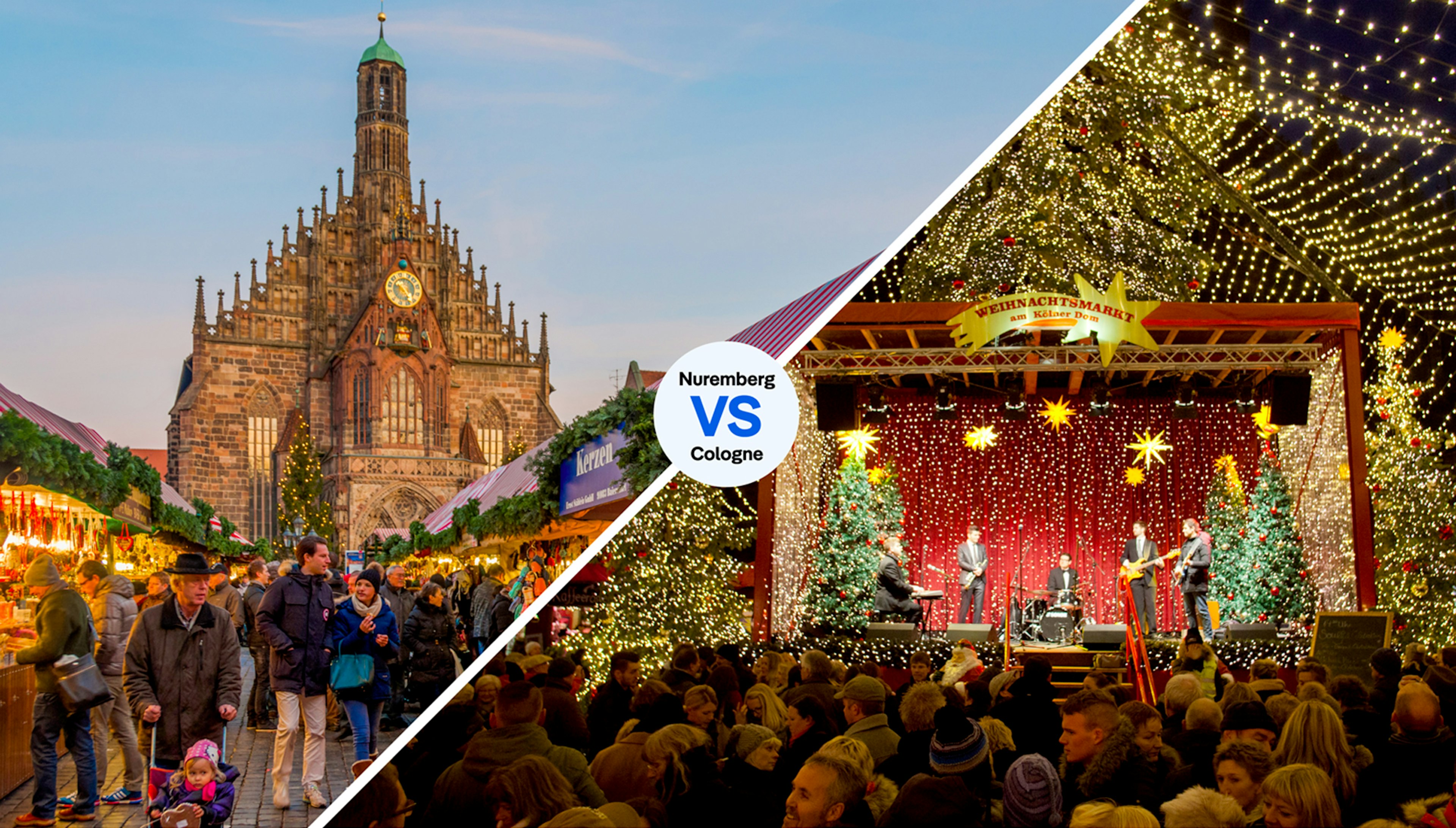 The Christmas markets at Nuremberg and Cologne are worth a visit. 