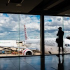 MELBOURNE, VICTORIA/AUSTRALIA, MARCH 17TH: Image of a Virgin Australia passenger airliner taxiing at Melbourne Airport on 17th March, 2014 in Melbourne; Shutterstock ID 187346579; your: Brian Healy; gl: 65050; netsuite: Lonely Planet Online Editorial; ful