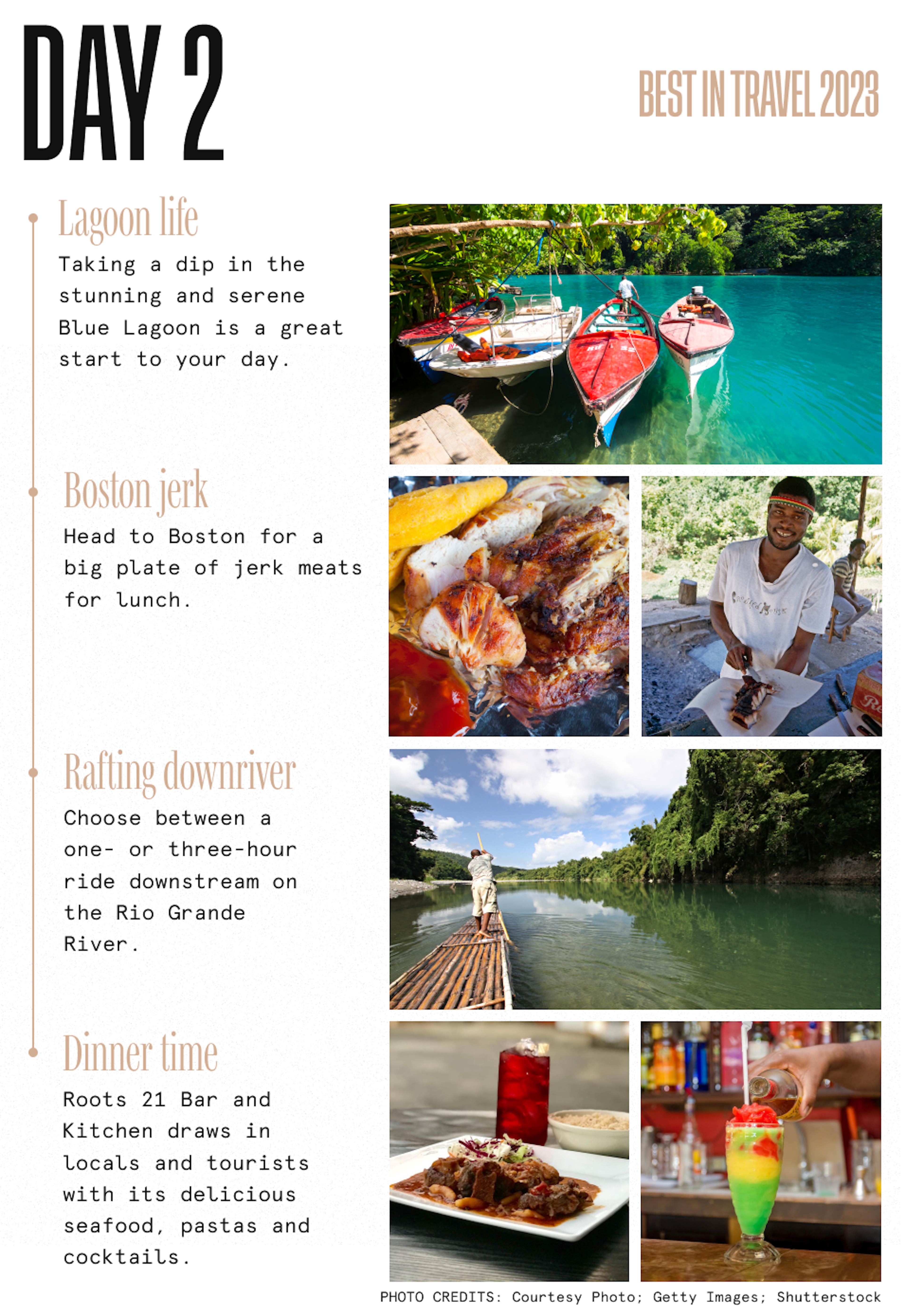 Jamaica itinerary overview day 2