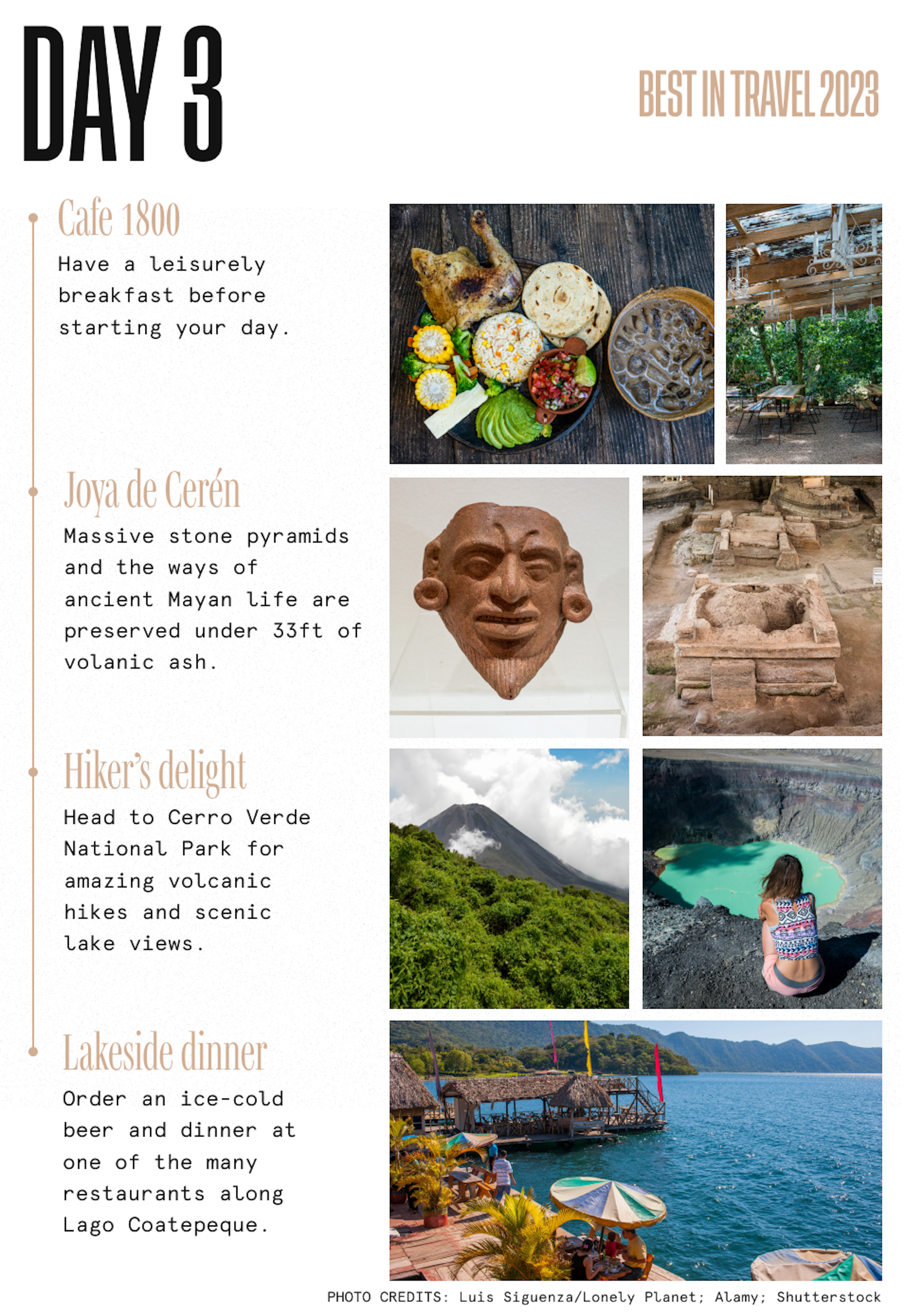 El Salvador itinerary overview day 3