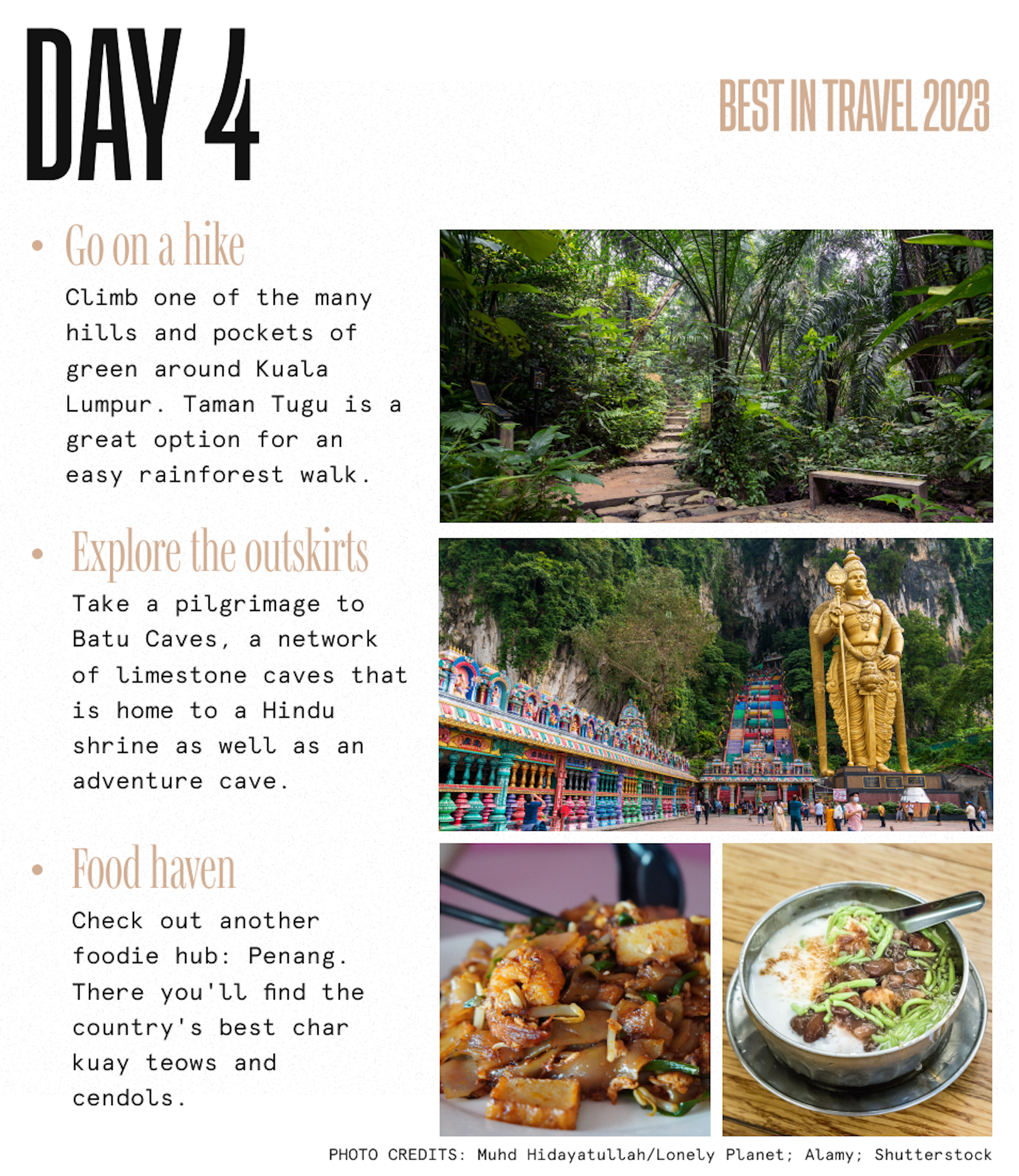 Kuala lumpur 4 day itinerary overview day 4