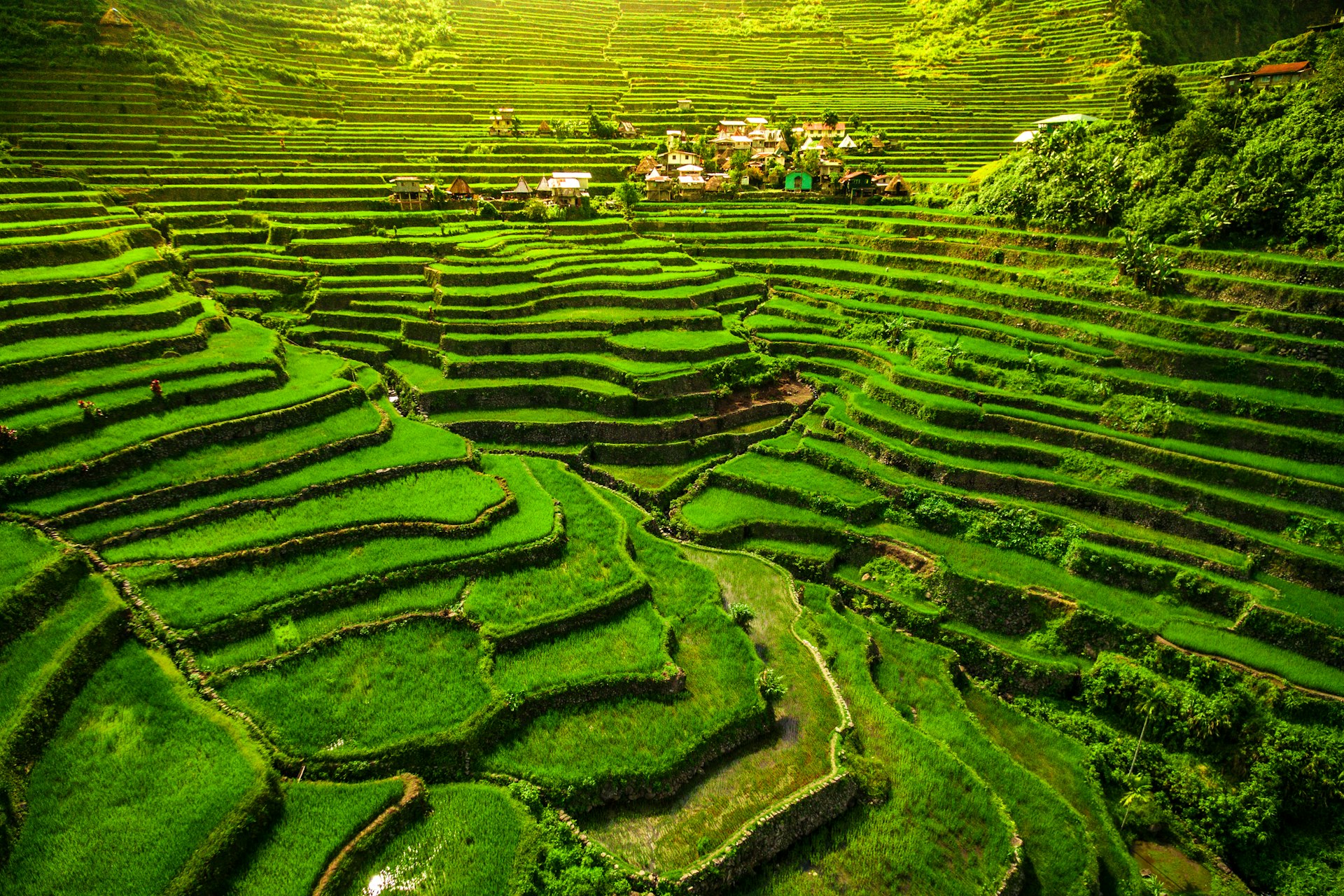 The 2000-year-old World Heritage Ifugao rice terraces in Batad, North Luzon, Philippines
