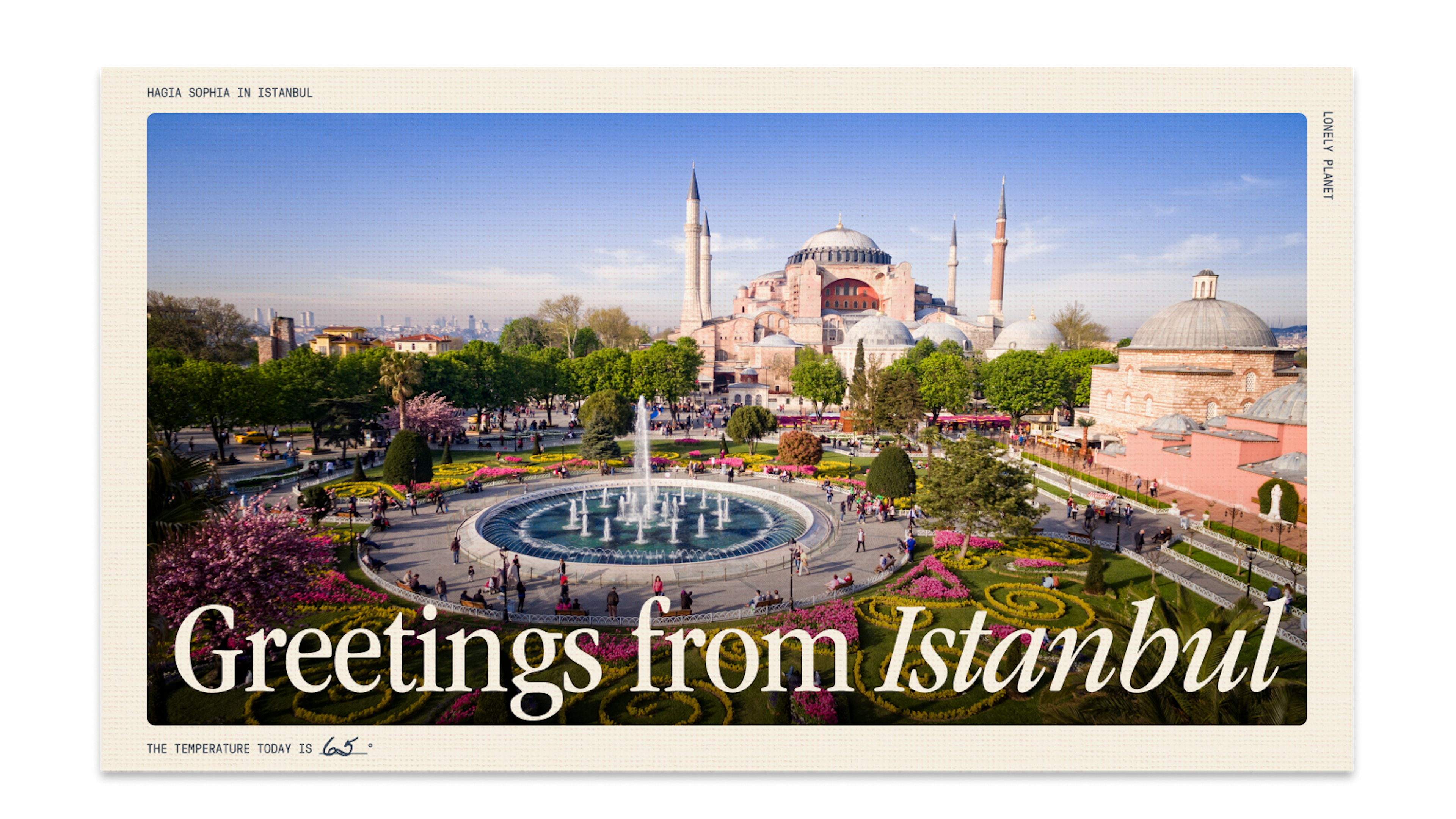 Greetings from Istanbul