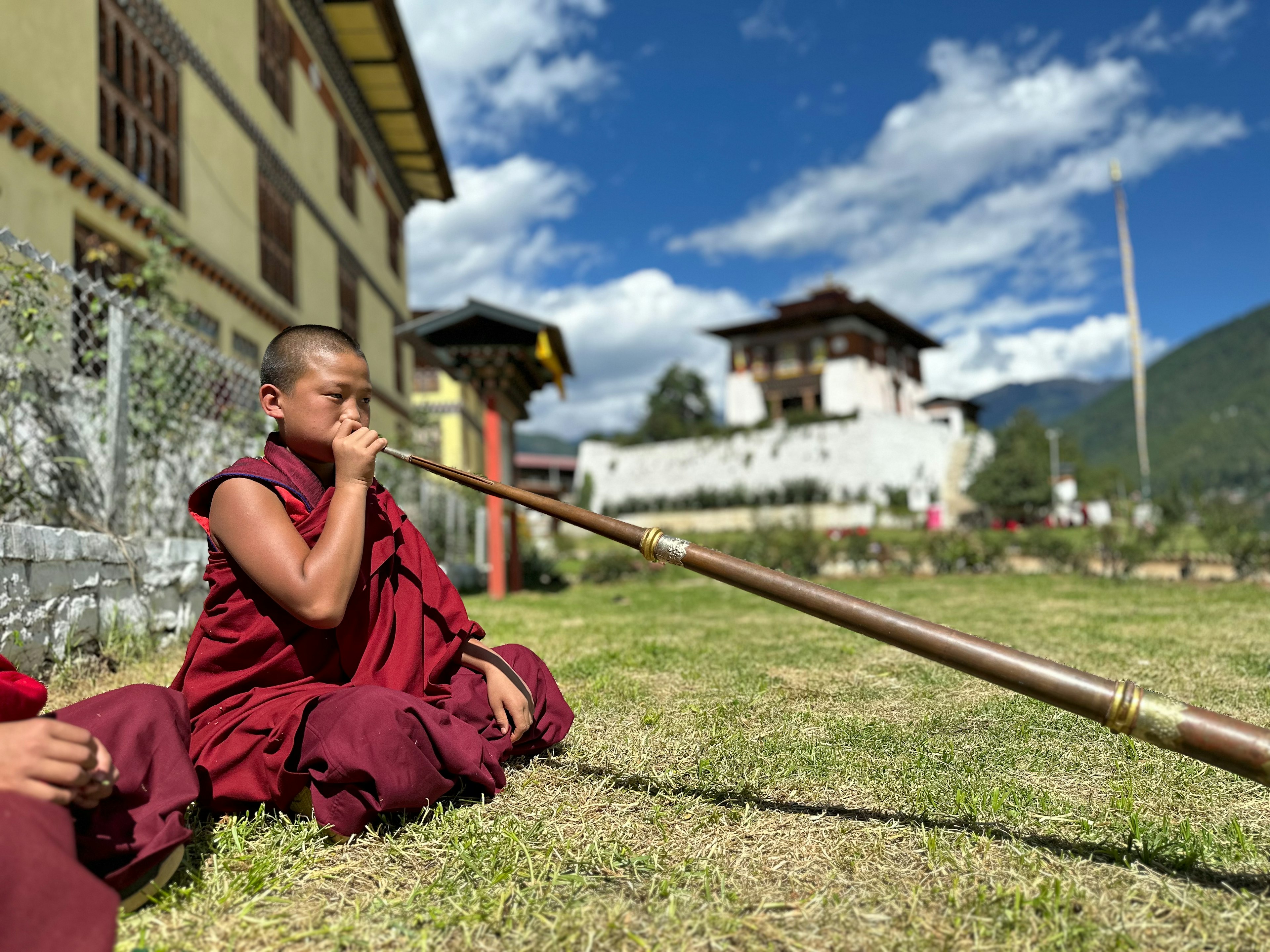 Bhutan monks