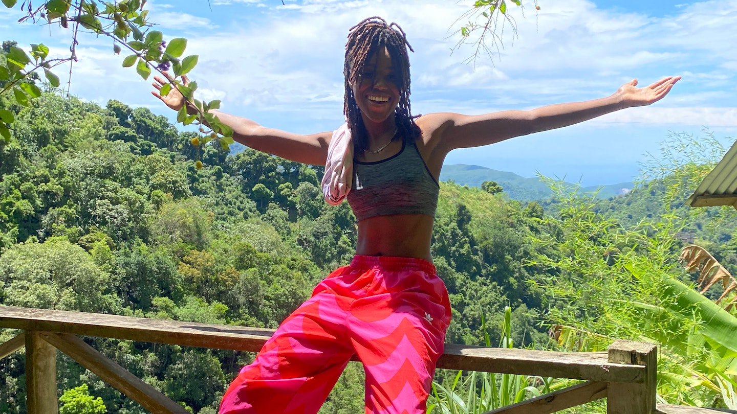 Kayla Wheeler on a hike in Jamaica © Kayla Wheeler