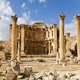 "the nymphaeum in the roman ancient city of jerash, jordan"