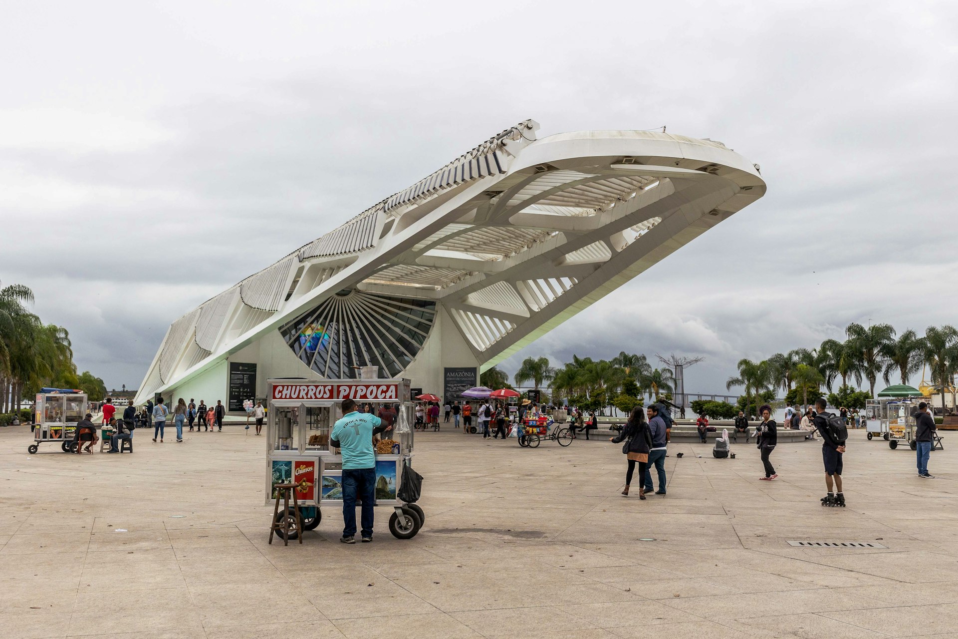 View of Museum of Tomorrow in Mauá Square